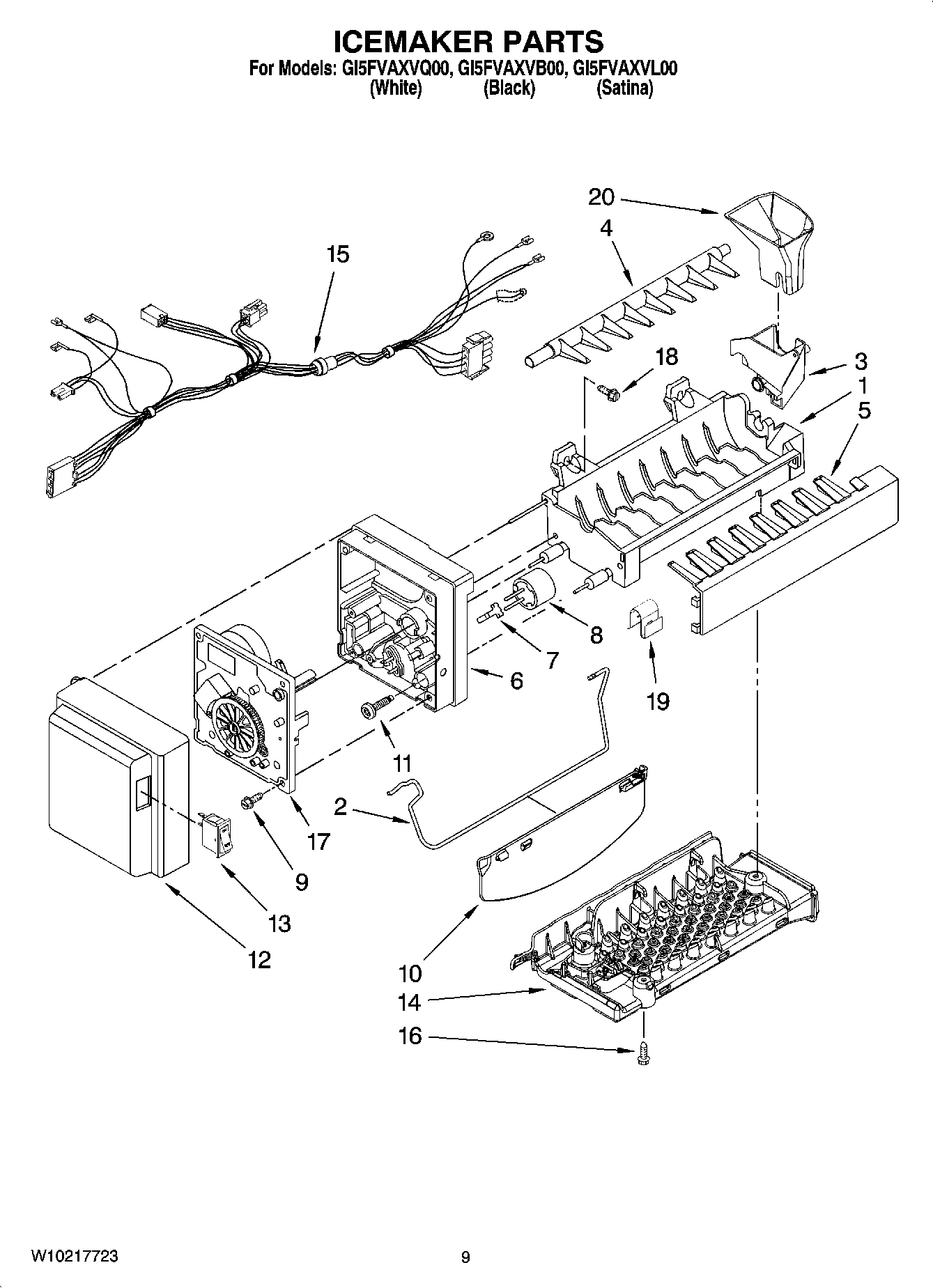 05 - ICEMAKER PARTS