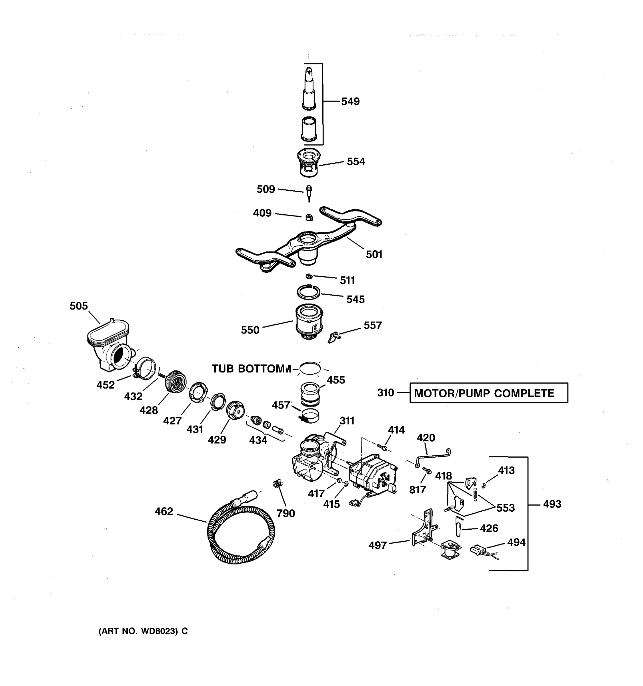 MOTOR-PUMP MECHANISM