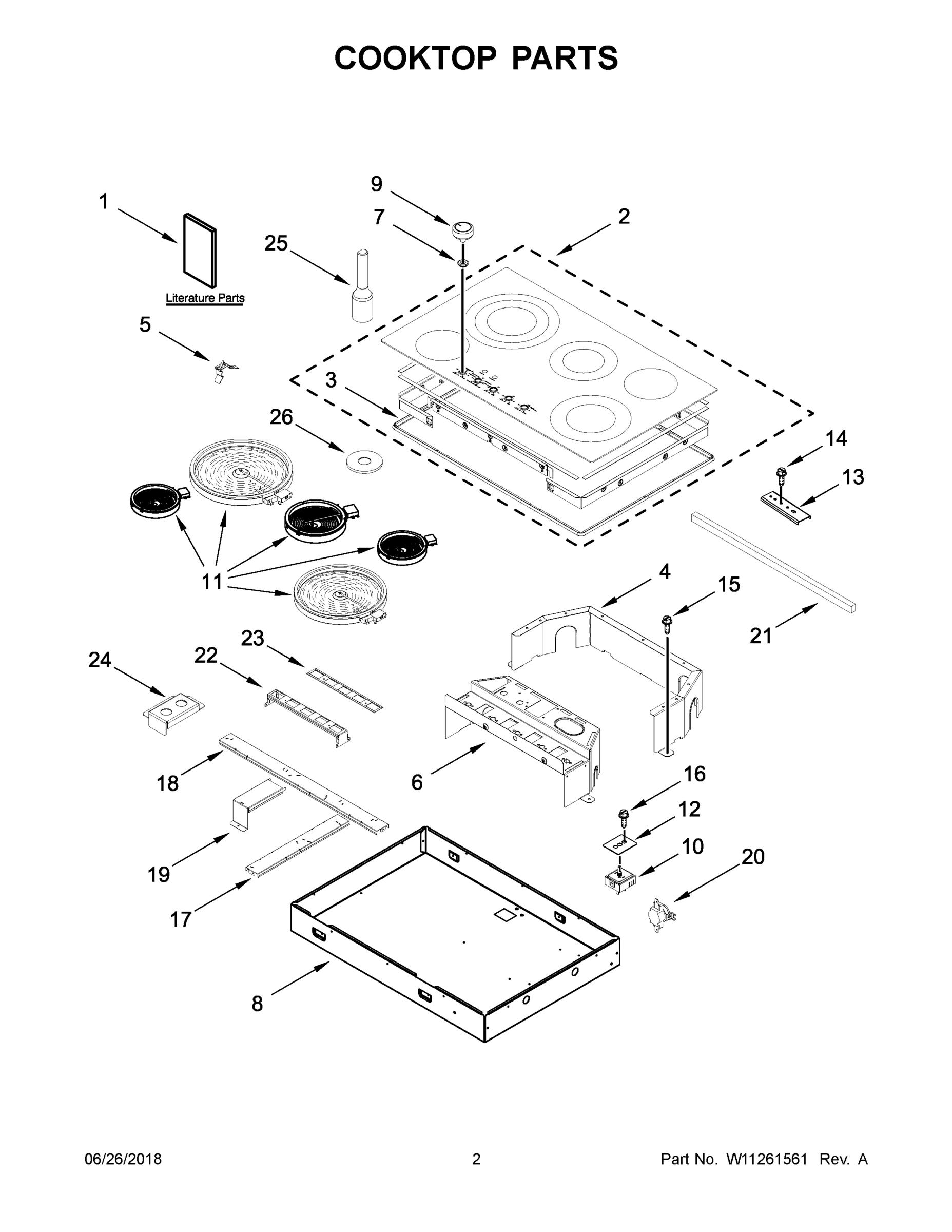 02 - COOKTOP PARTS