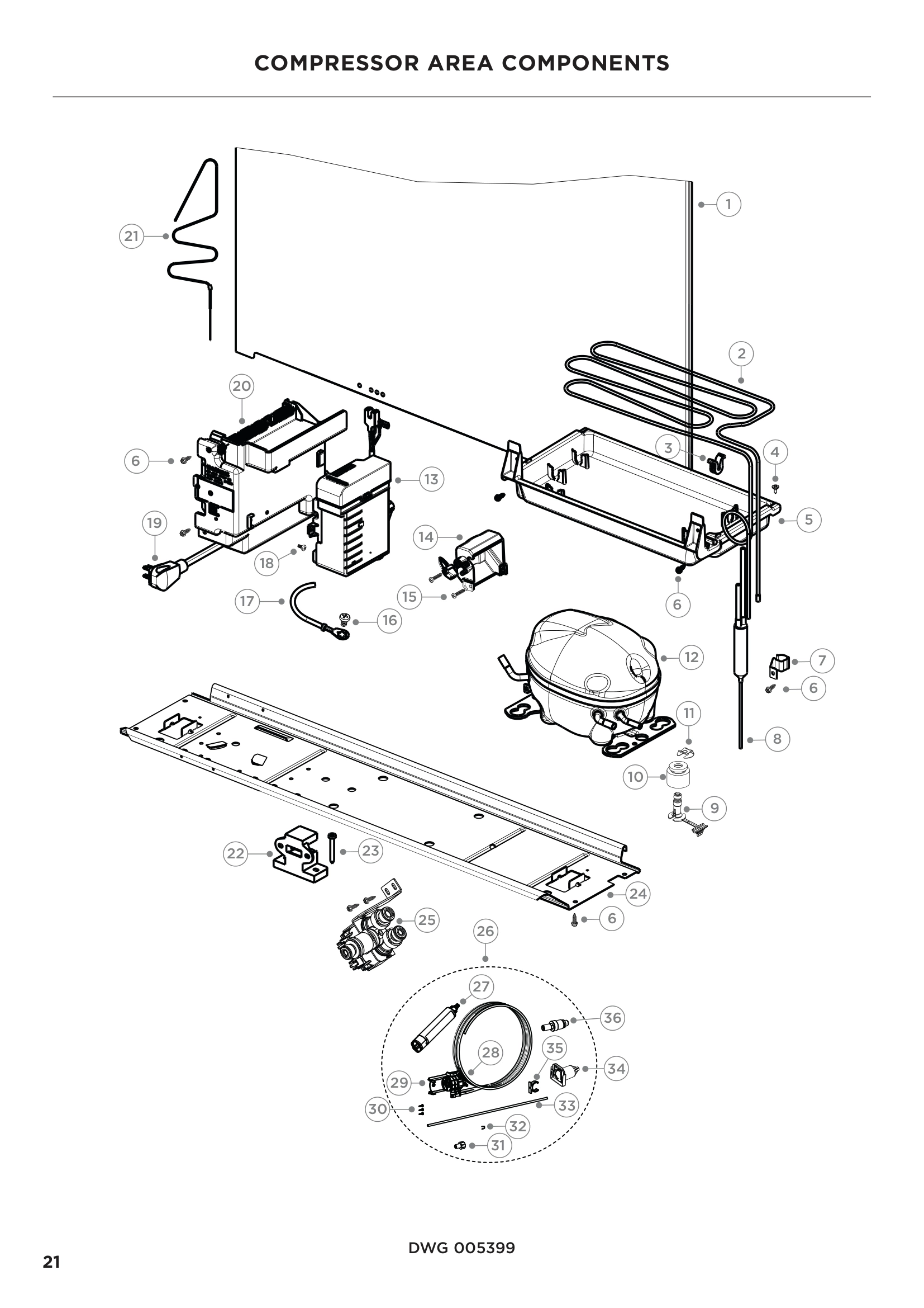 COMPRESSOR AREA COMPONENTS