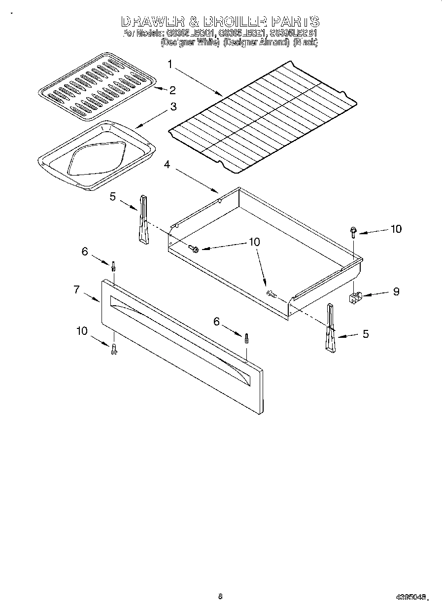 06 - DRAWER AND BROILER, LIT/OPTIONAL