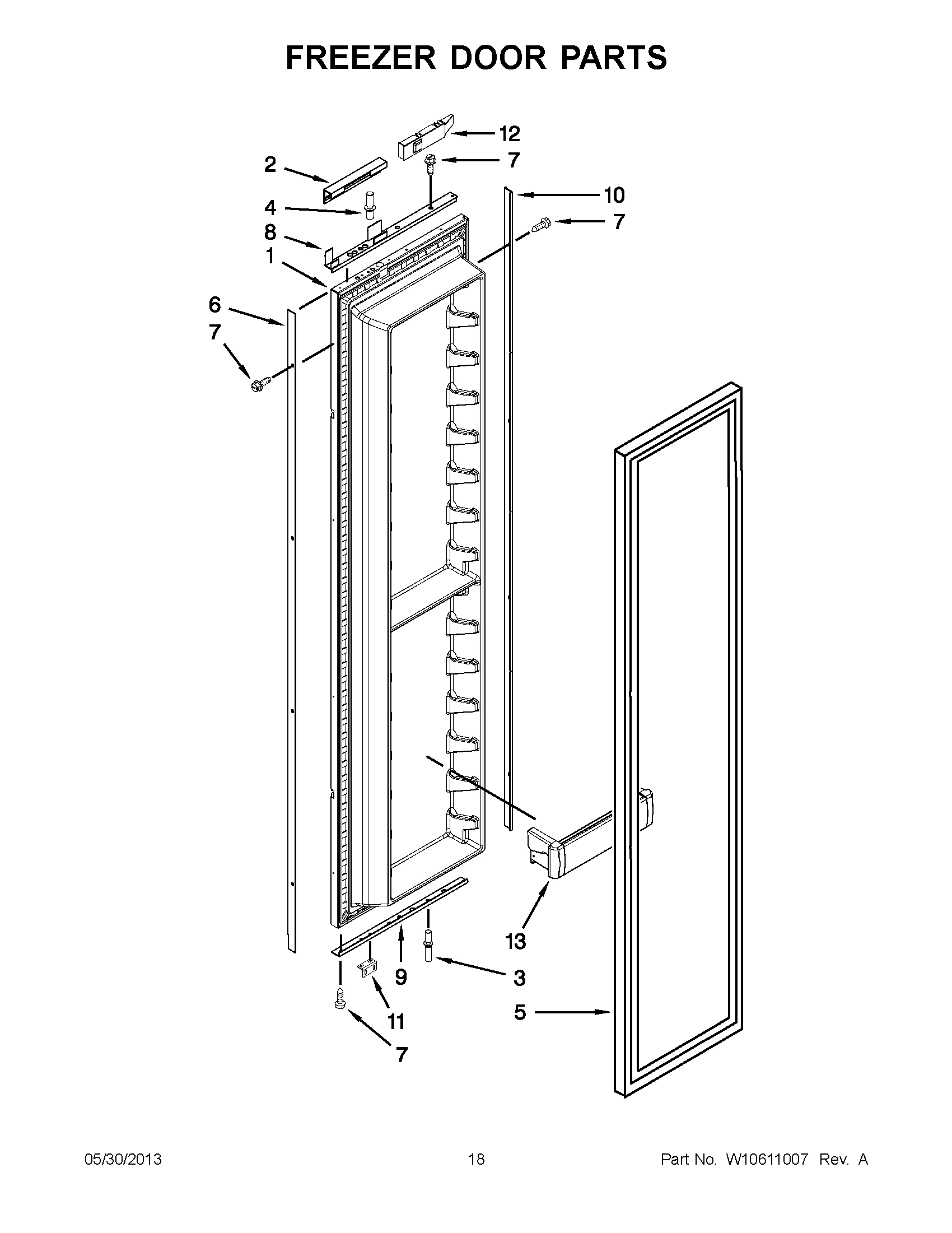 09 - FREEZER DOOR PARTS