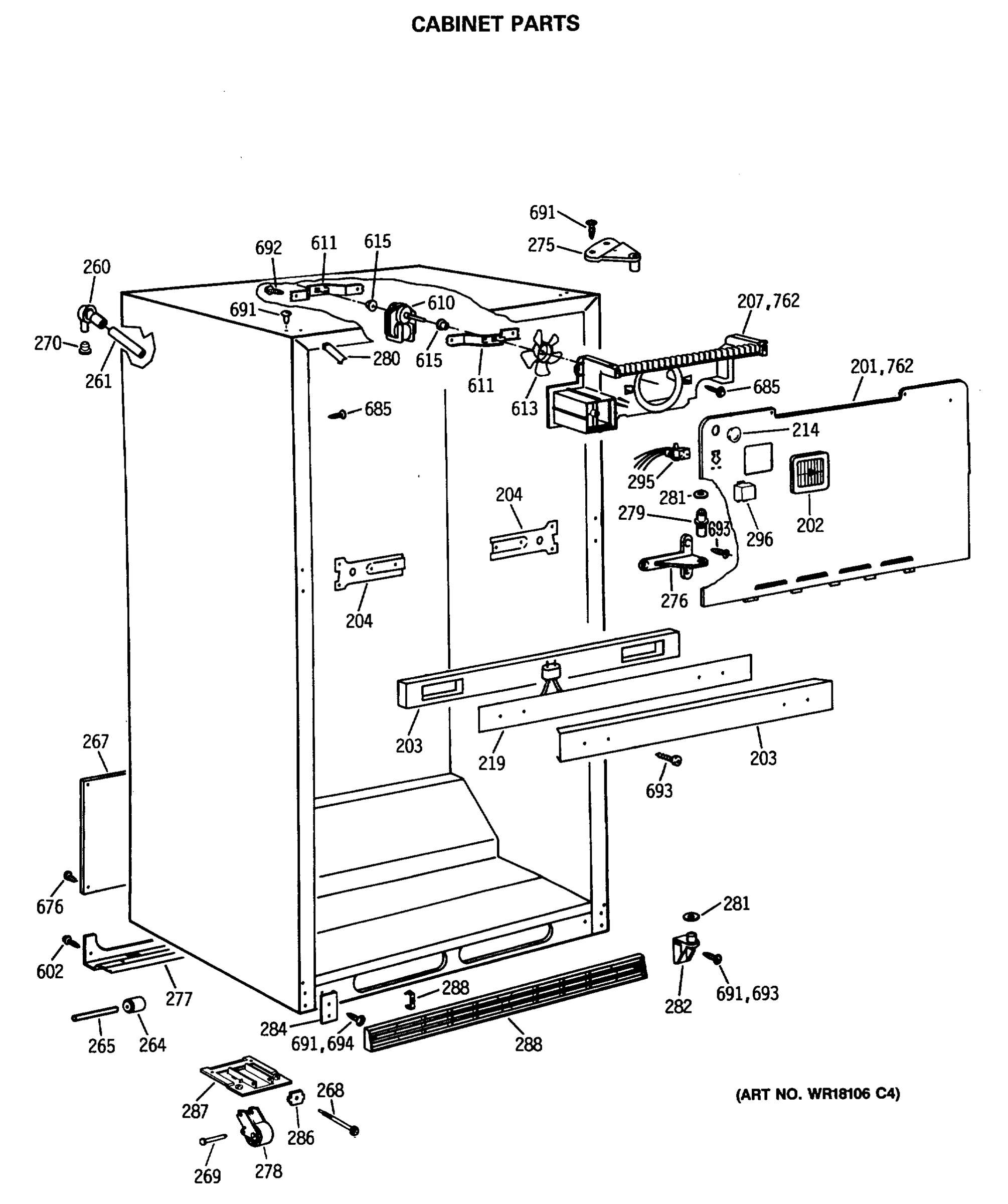 CABINET PARTS