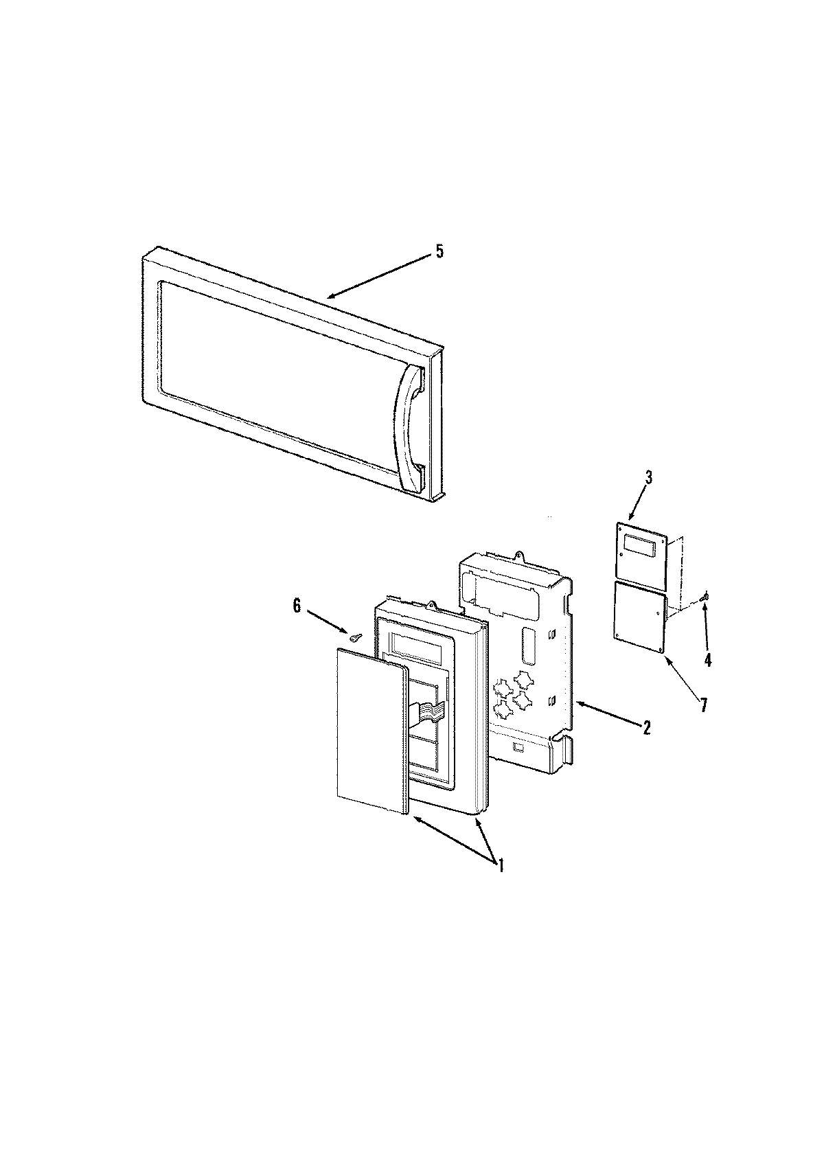 02 - CONTROL PANEL/DOOR ASSEMBLY