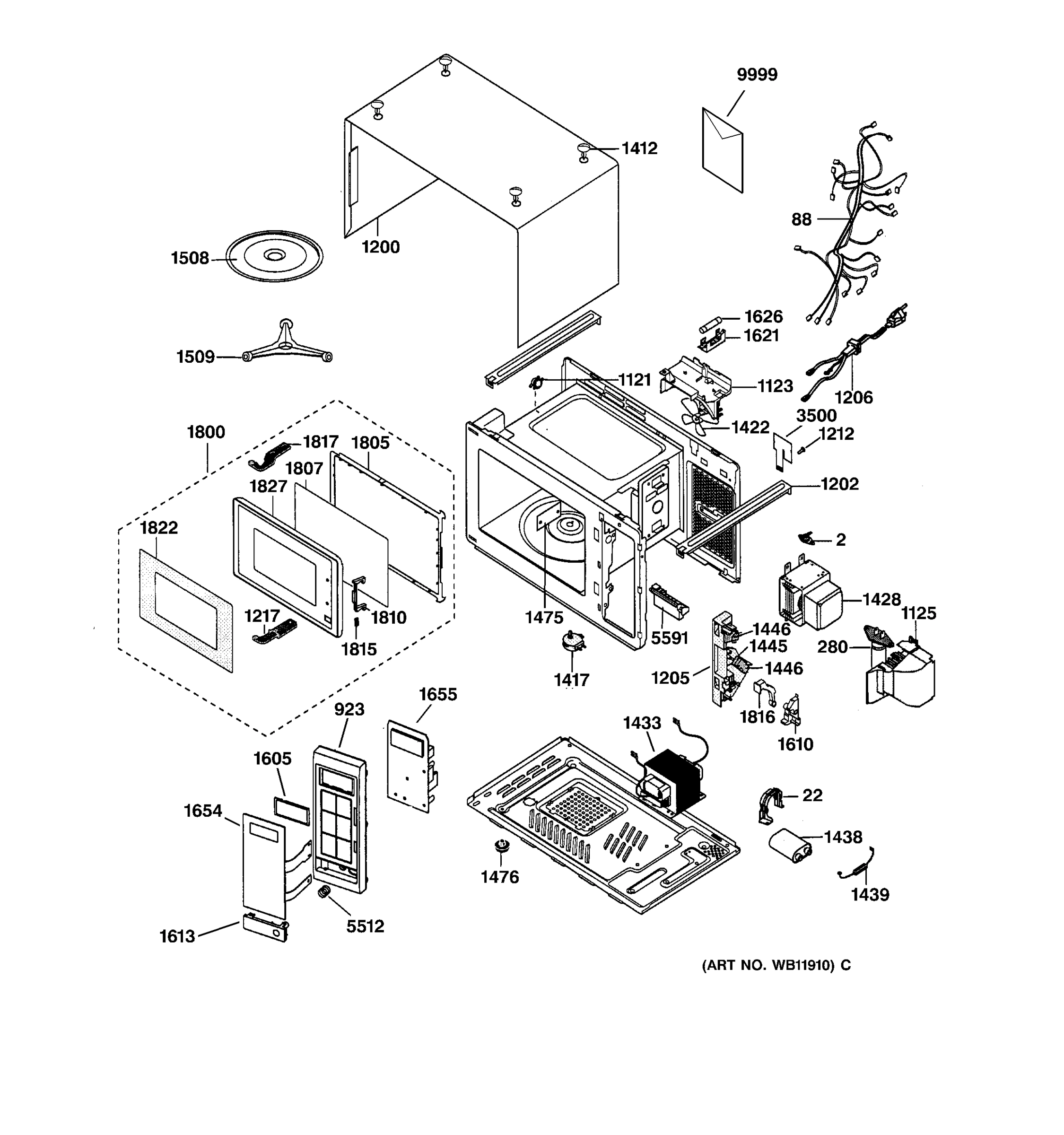 MICROWAVE PARTS