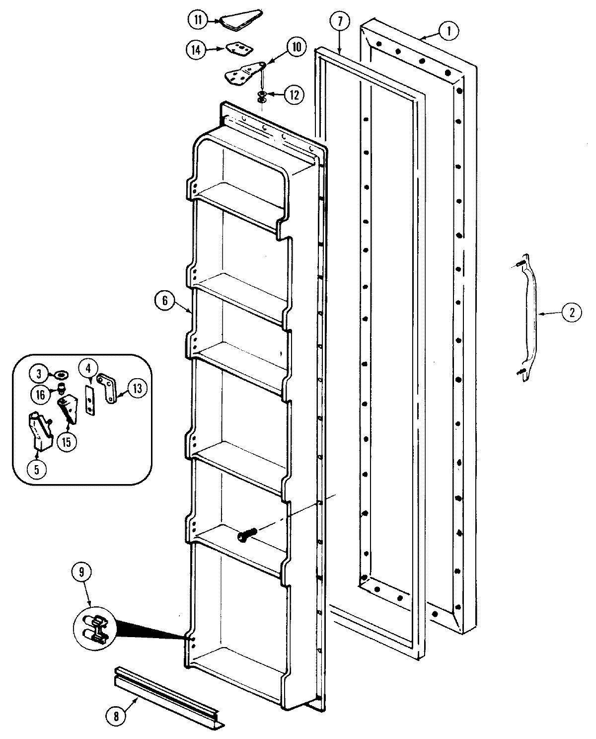 02 - FREEZER DOOR