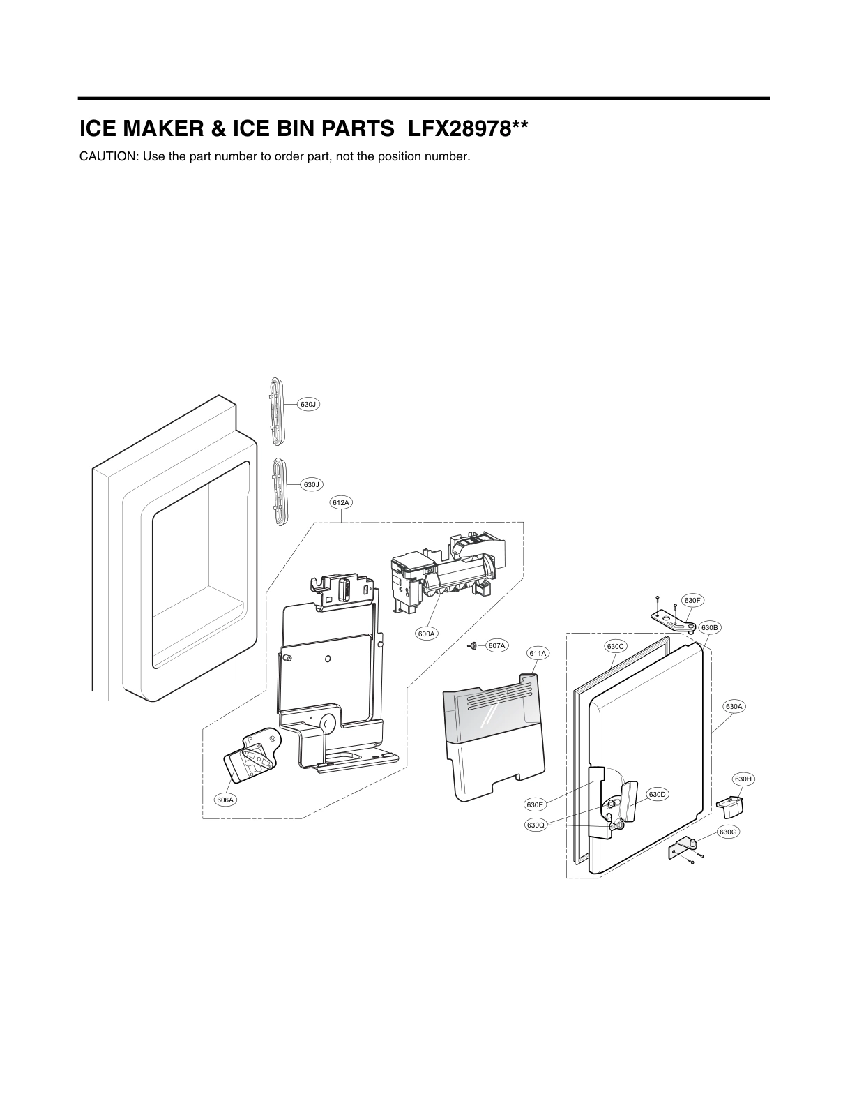 ICEMAKER & ICE BIN PARTS