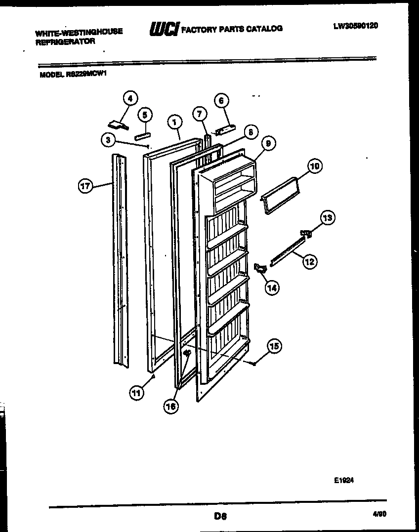 03 - REFRIGERATOR DOOR PARTS