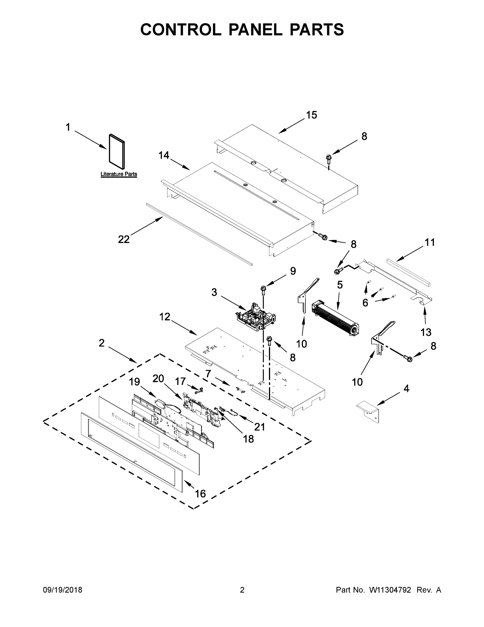 02 - CONTROL PANEL PARTS