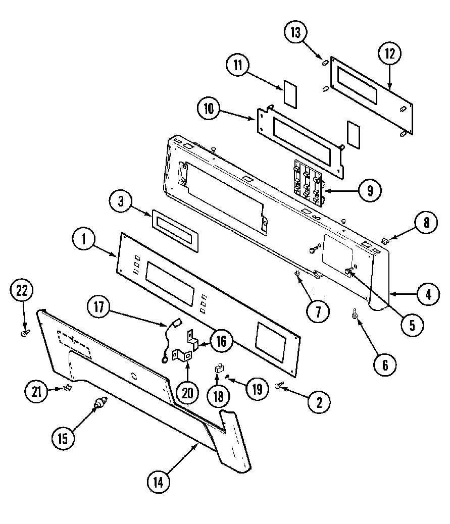 01 - CONTROL PANEL (DRYER)