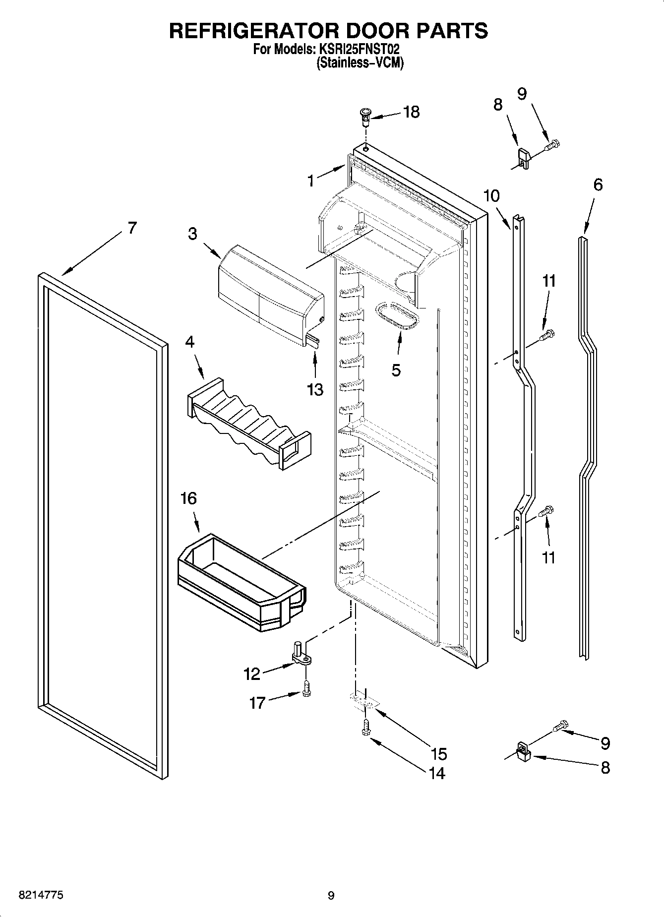 06 - REFRIGERATOR DOOR PARTS