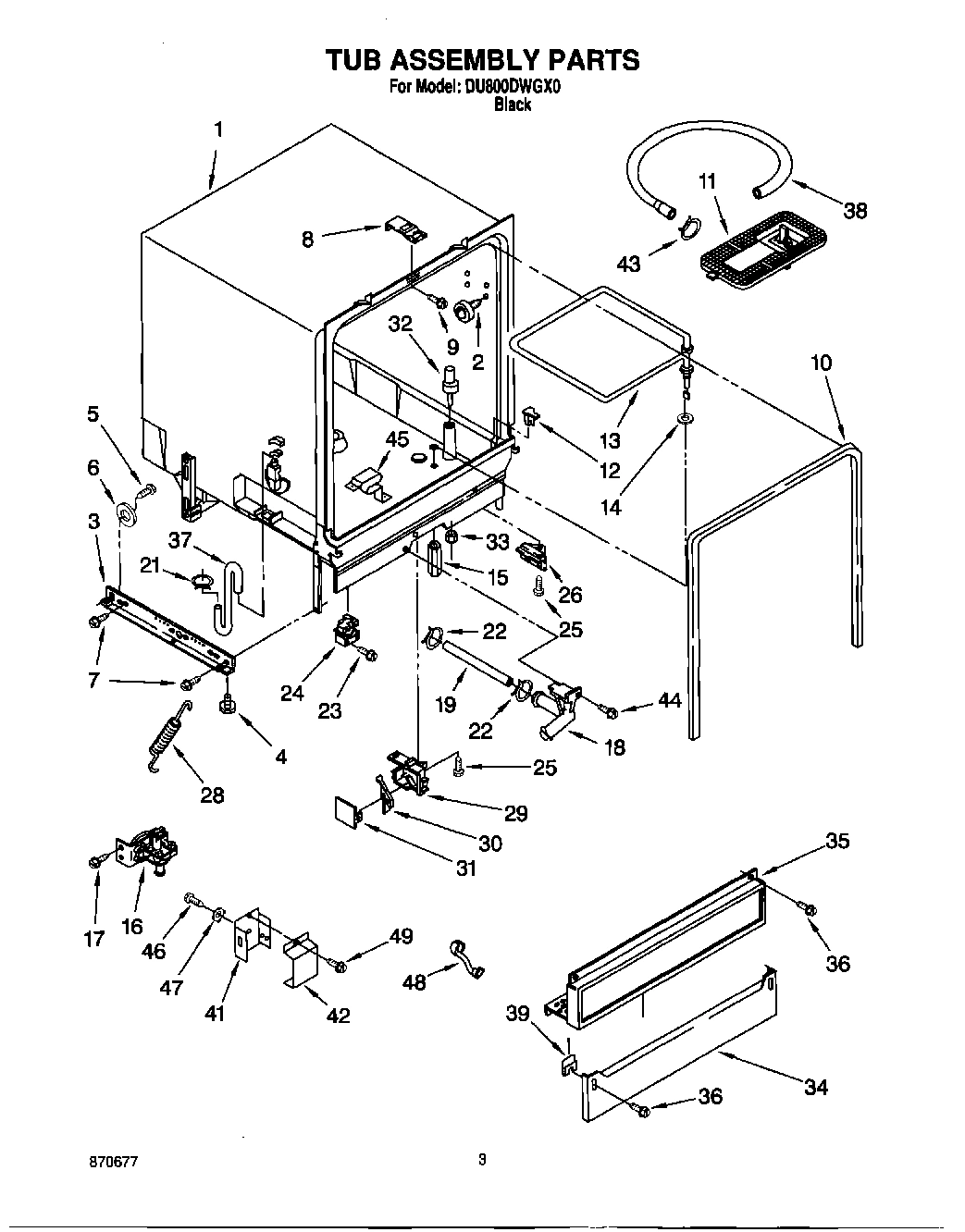 03 - TUB ASSEMBLY