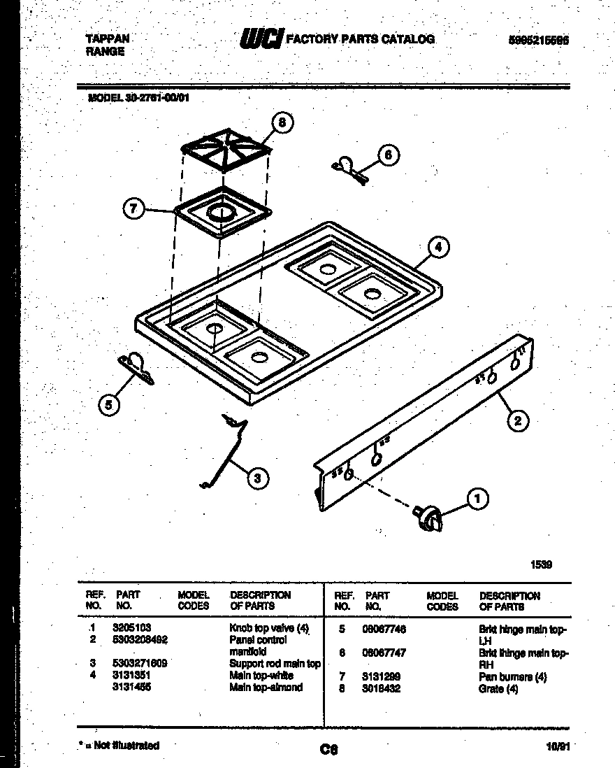 03 - COOKTOP PARTS