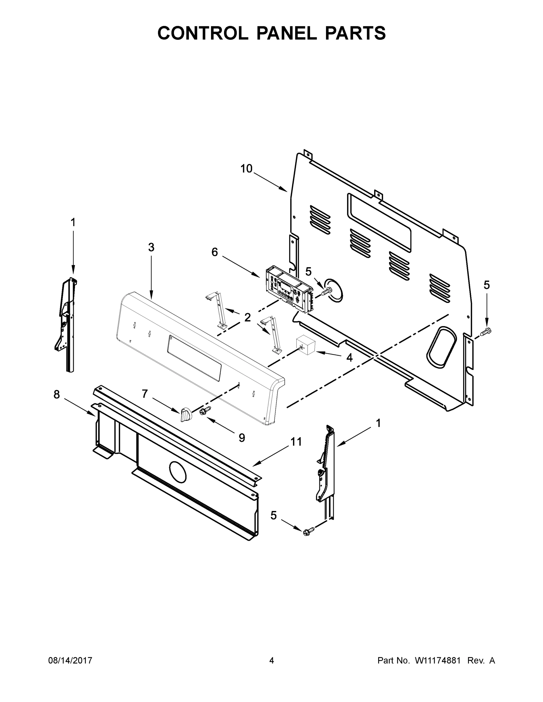 03 - CONTROL PANEL PARTS