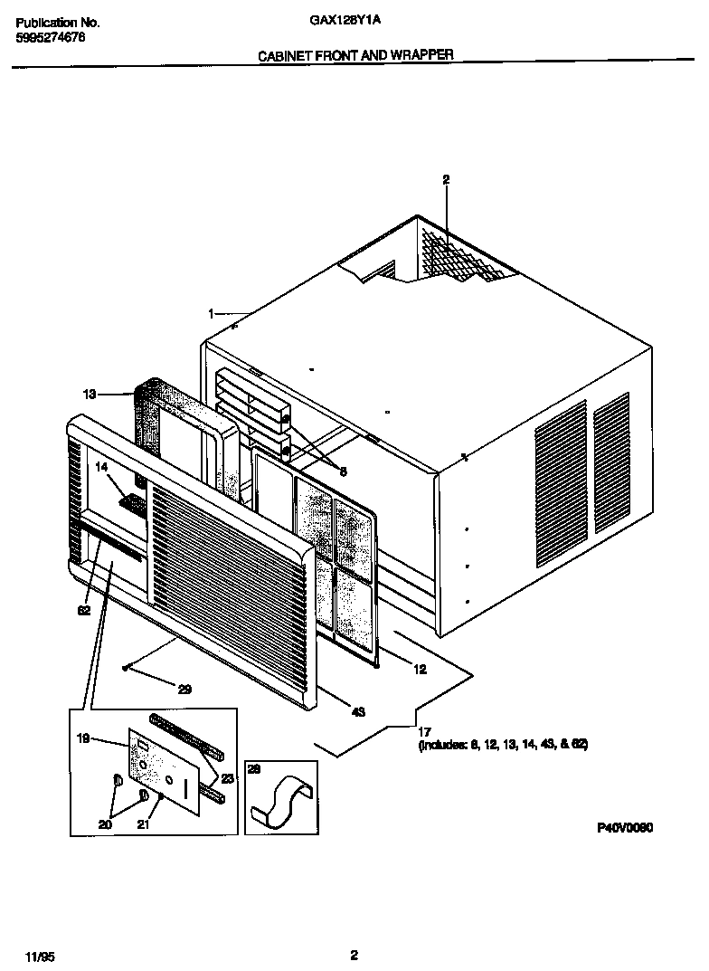 02 - CABINET FRONT AND WRAPPER
