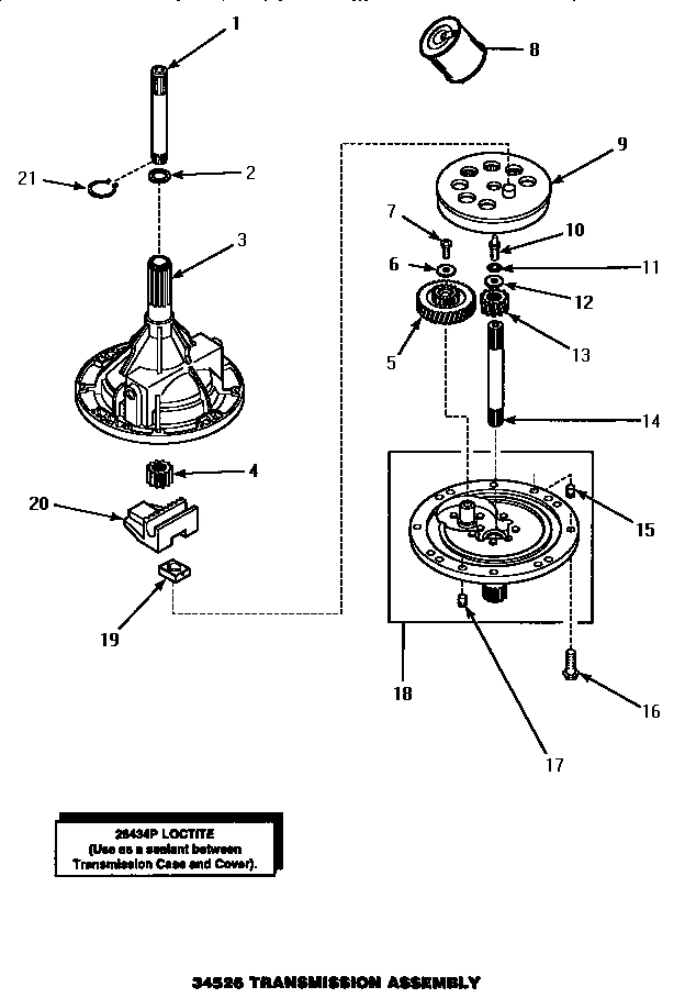01 - 34526 TRANSMISSION ASSY