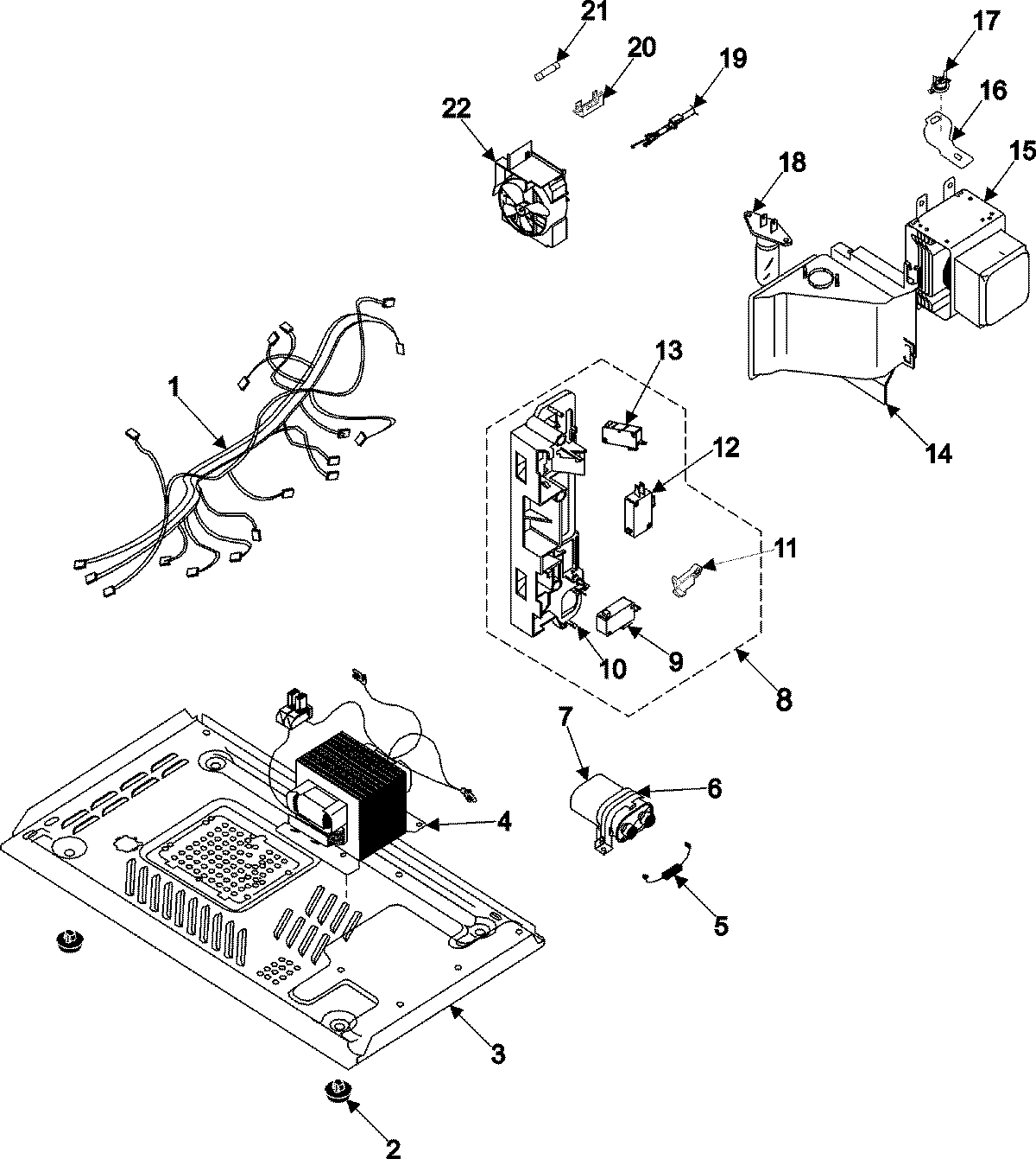03 - INTERNAL CONTROL/LATCH ASY/BASE