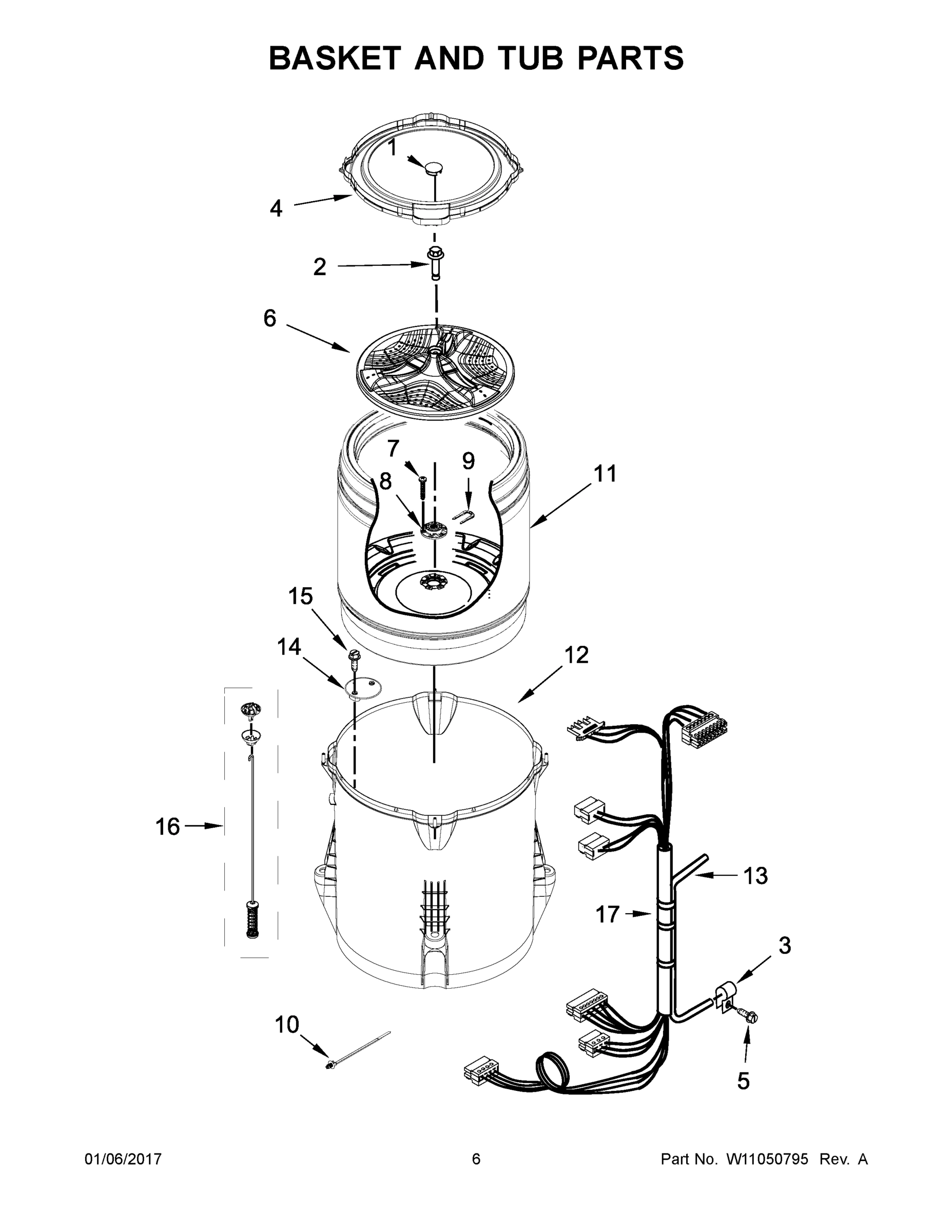 04 - BASKET AND TUB PARTS