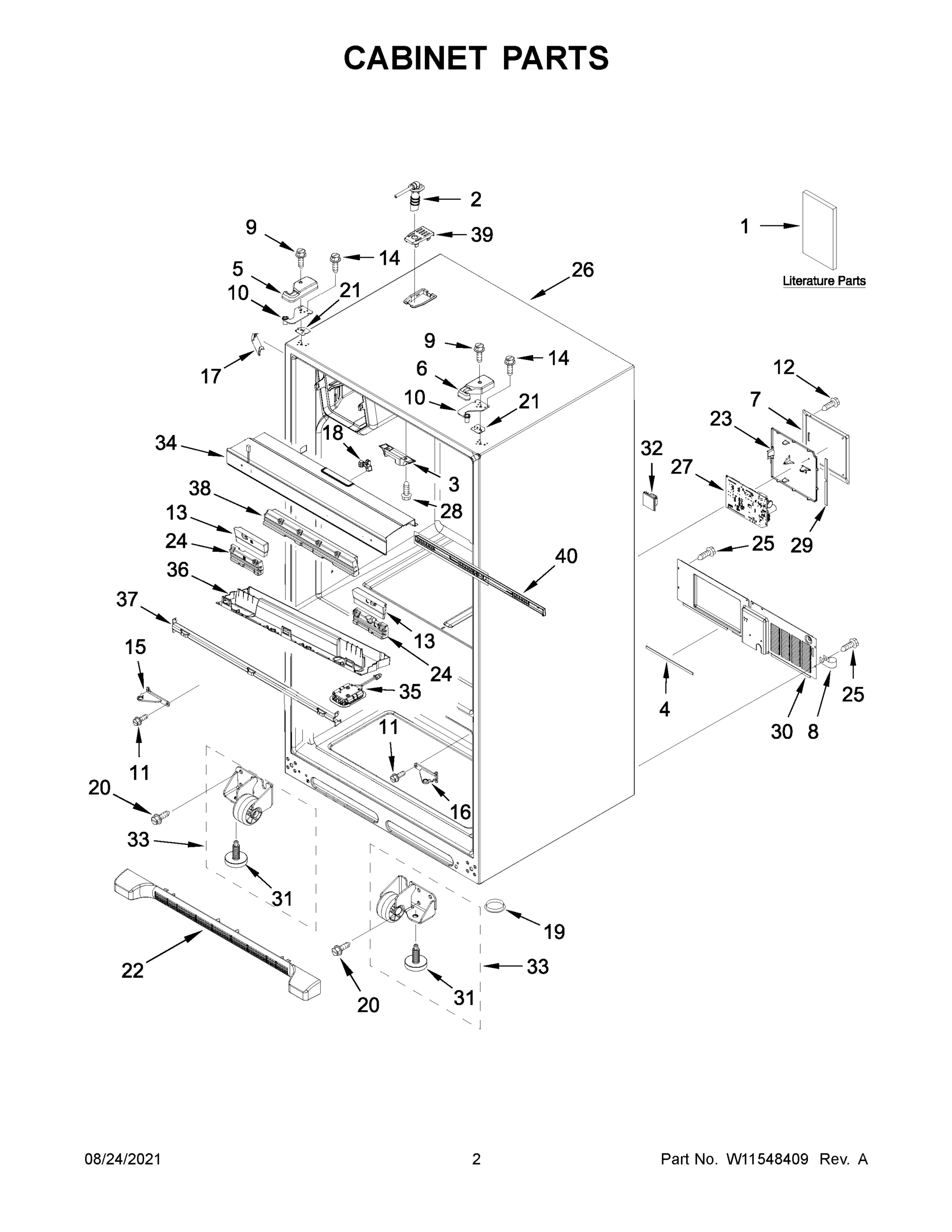 02 - CABINET PARTS