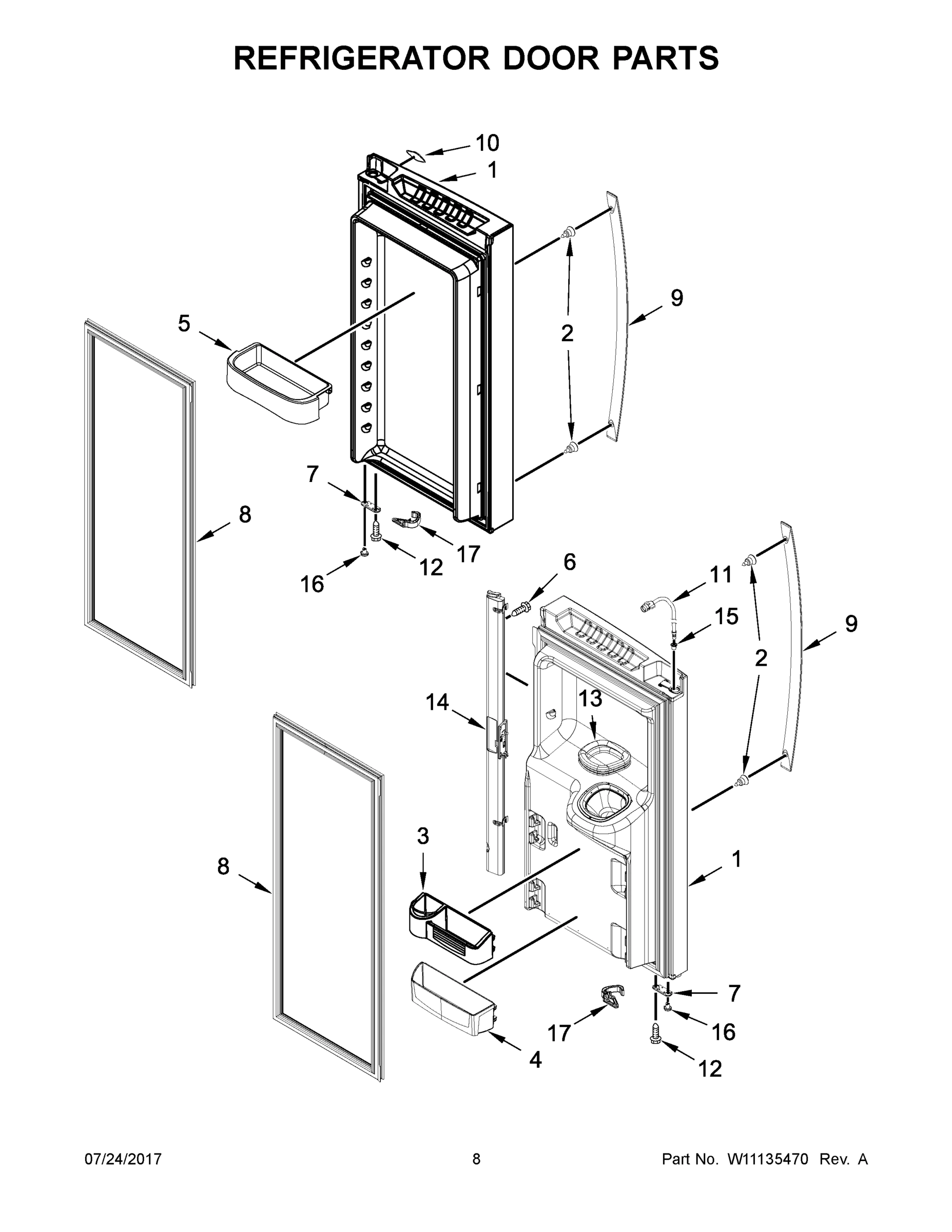 05 - REFRIGERATOR DOOR PARTS