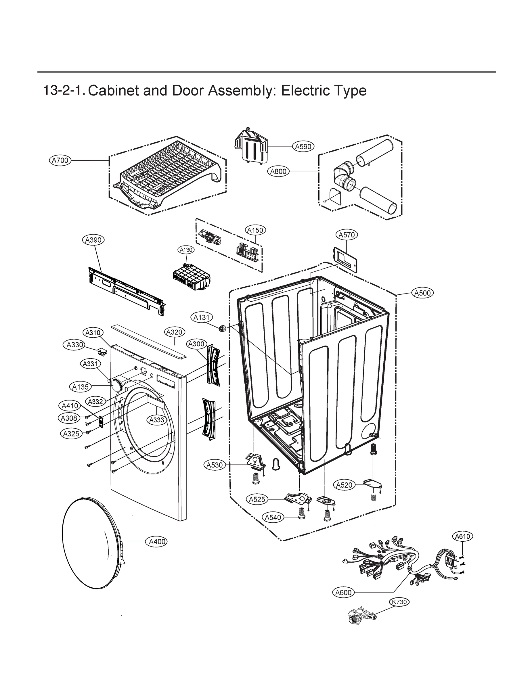 CABINET AND DOOR ASSEMBLY