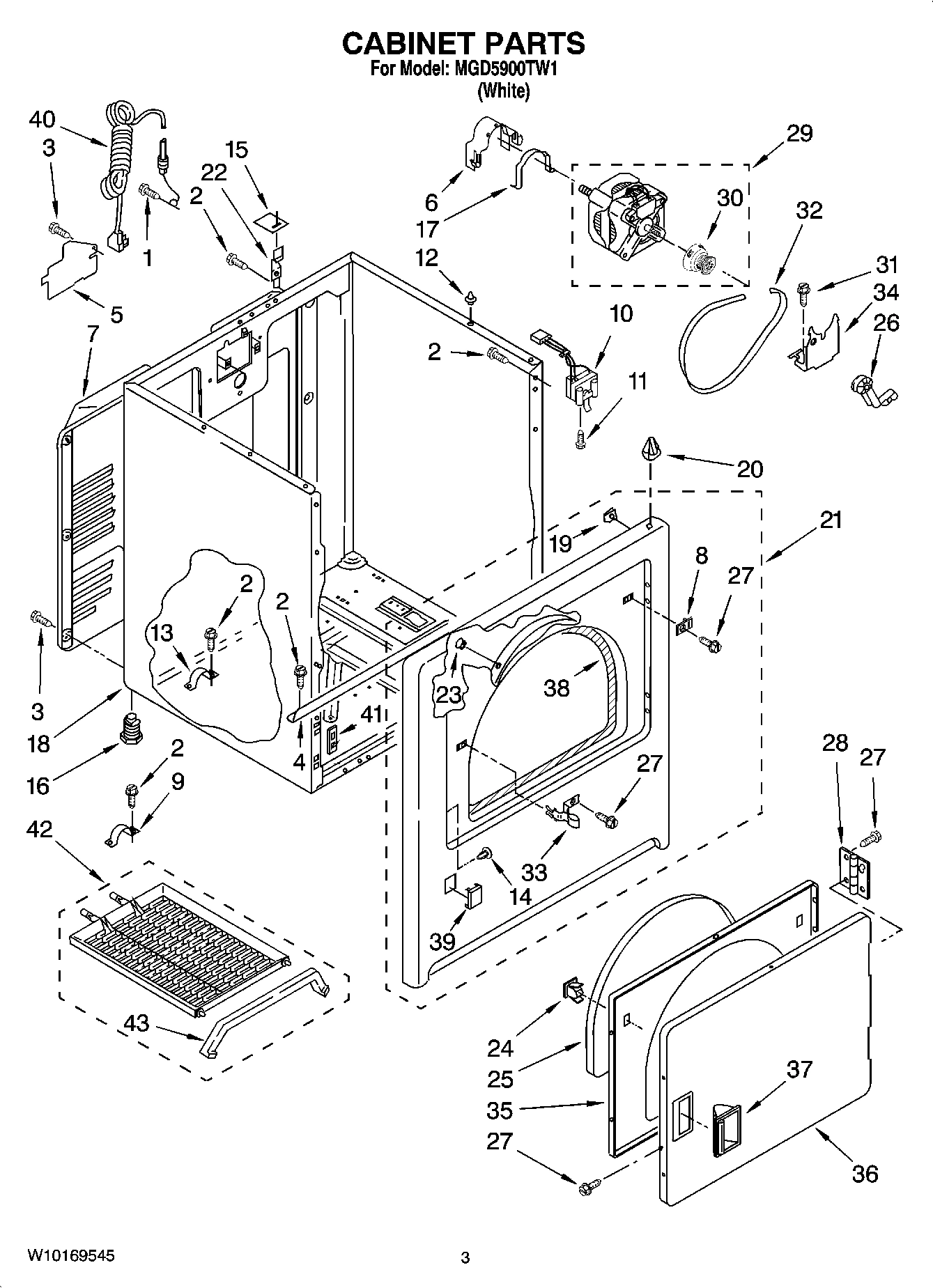 02 - CABINET PARTS
