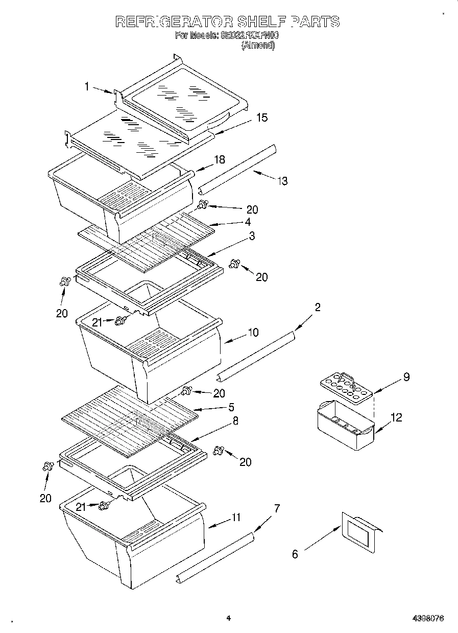 03 - REFRIGERATOR SHELF
