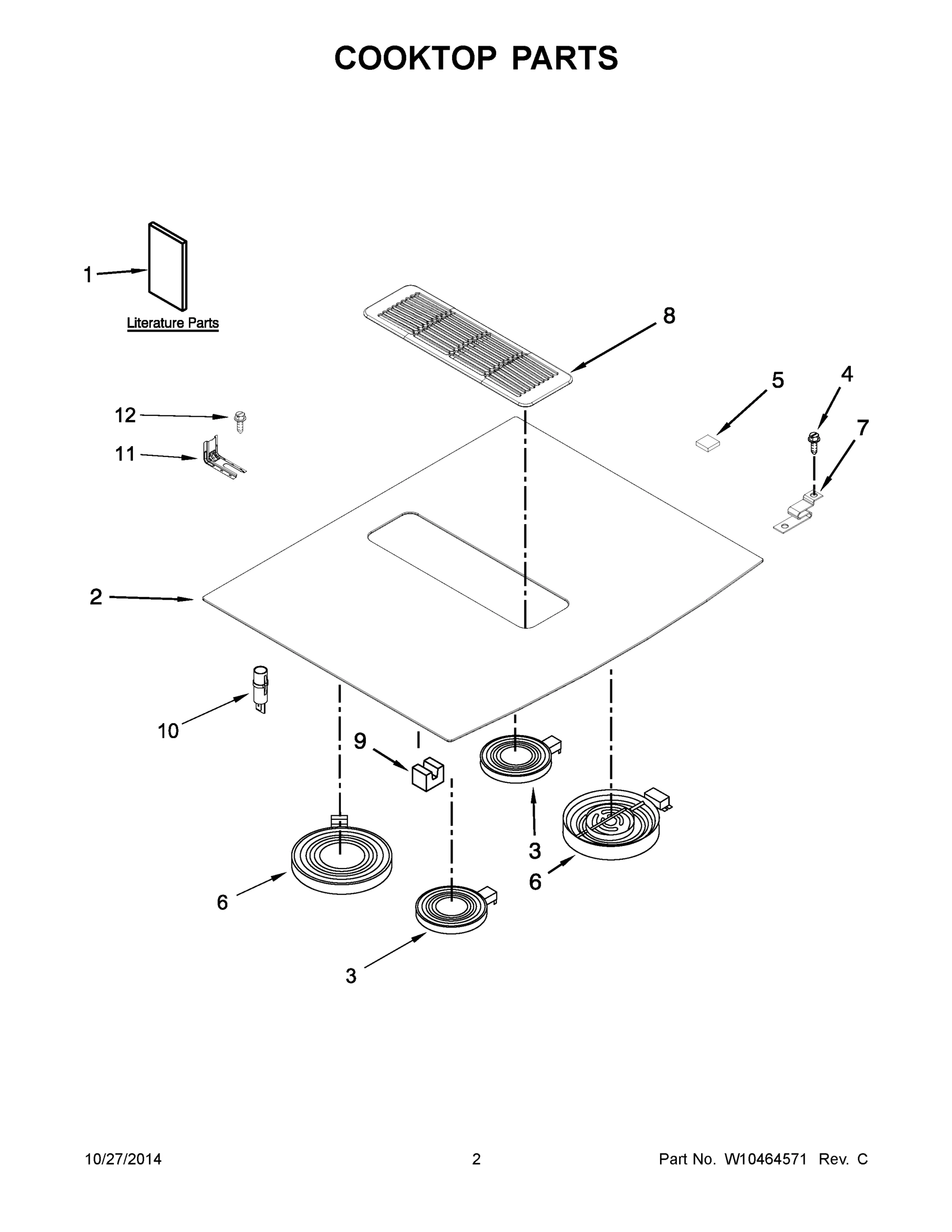 02 - COOKTOP PARTS