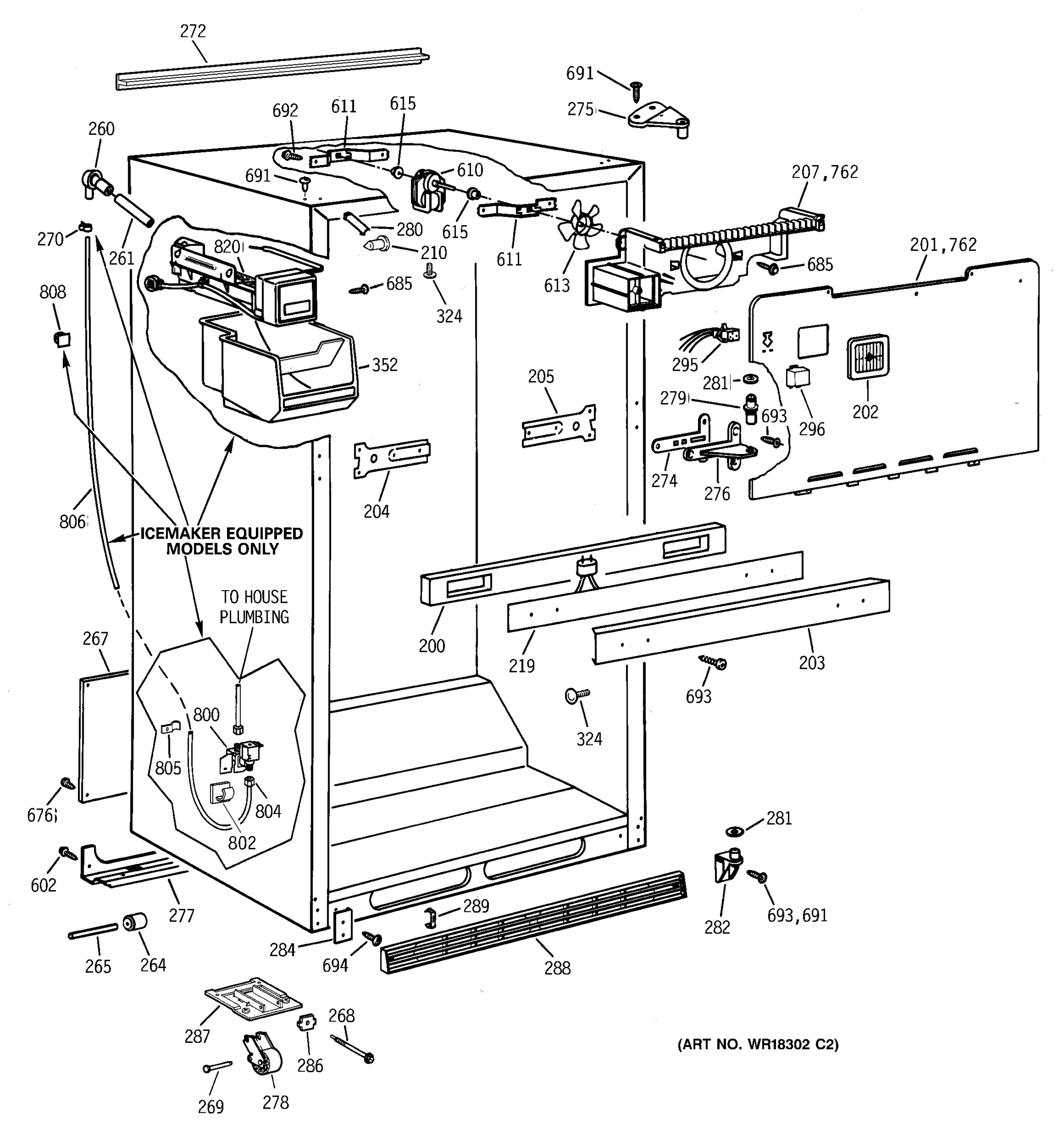 CABINET PARTS