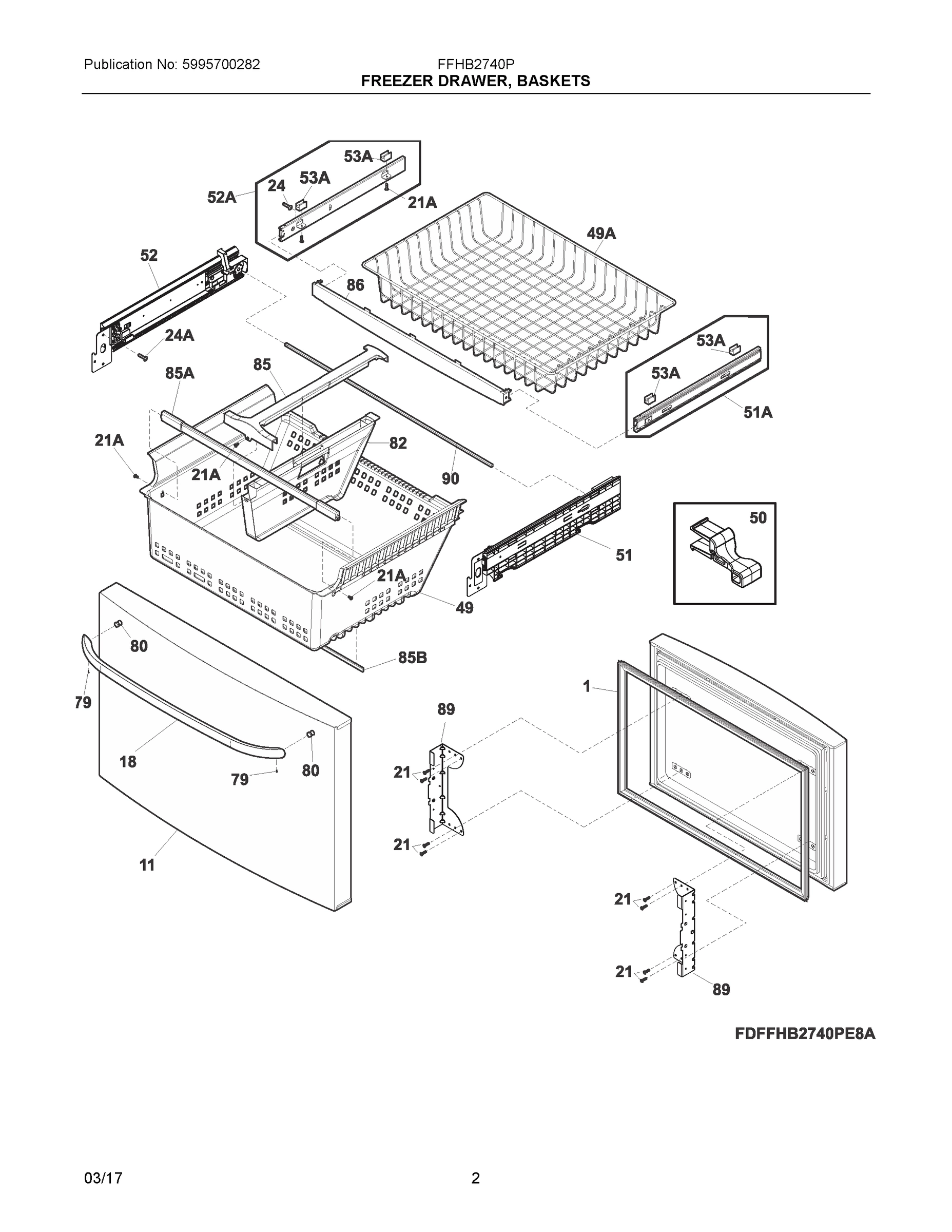 02 - FREEZER DRAWER, BASKETS