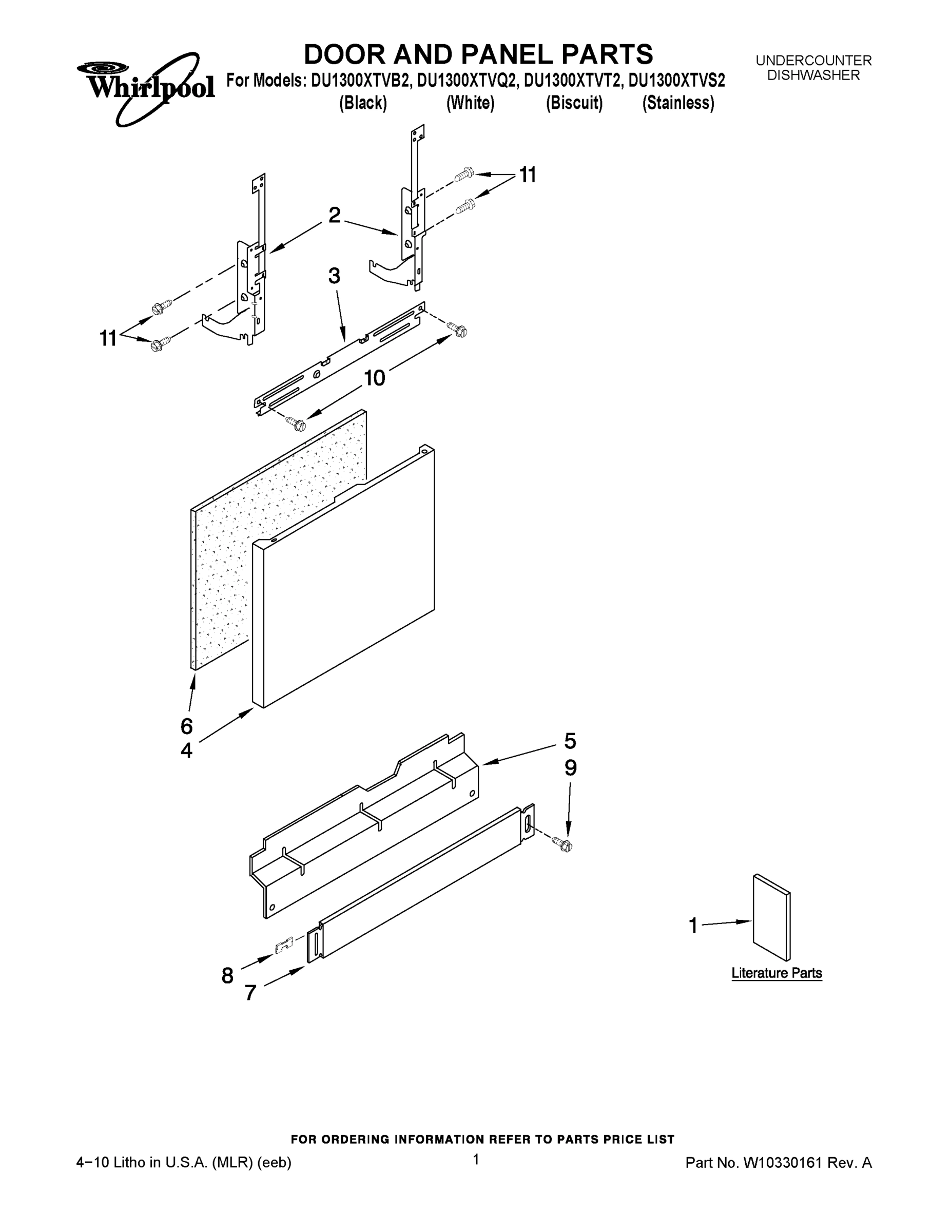 01 - DOOR AND PANEL PARTS