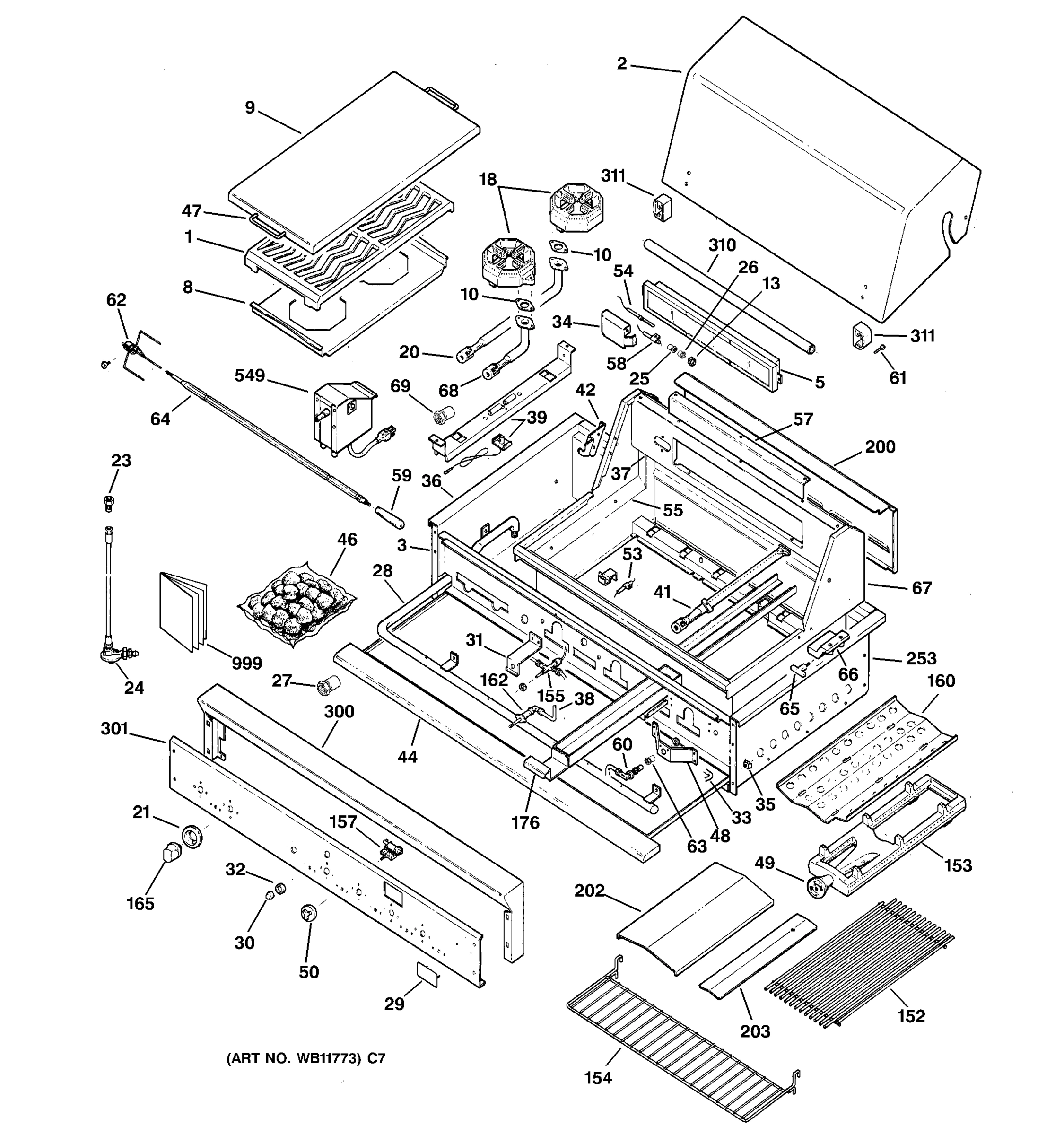 GAS GRILL PARTS