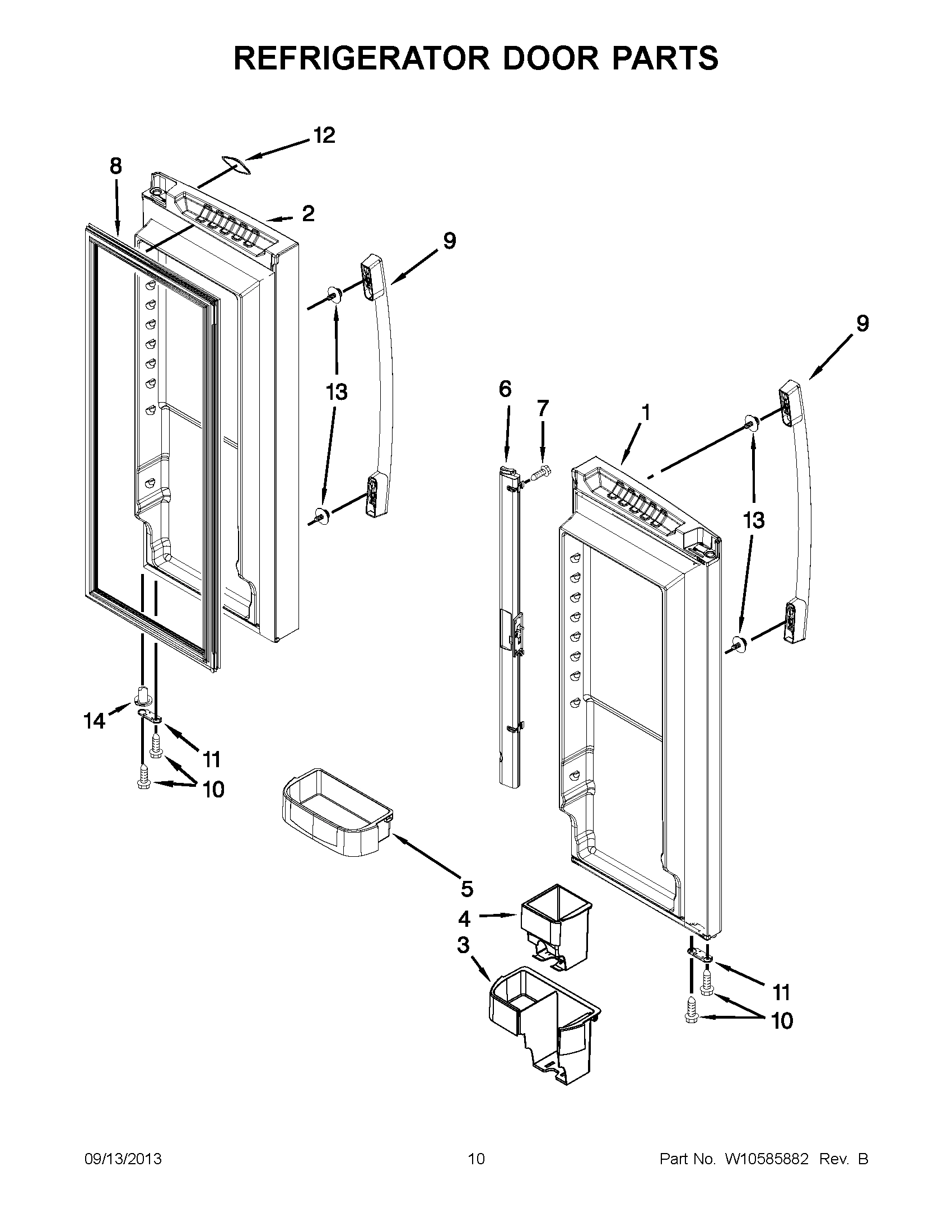 06 - REFRIGERATOR DOOR PARTS