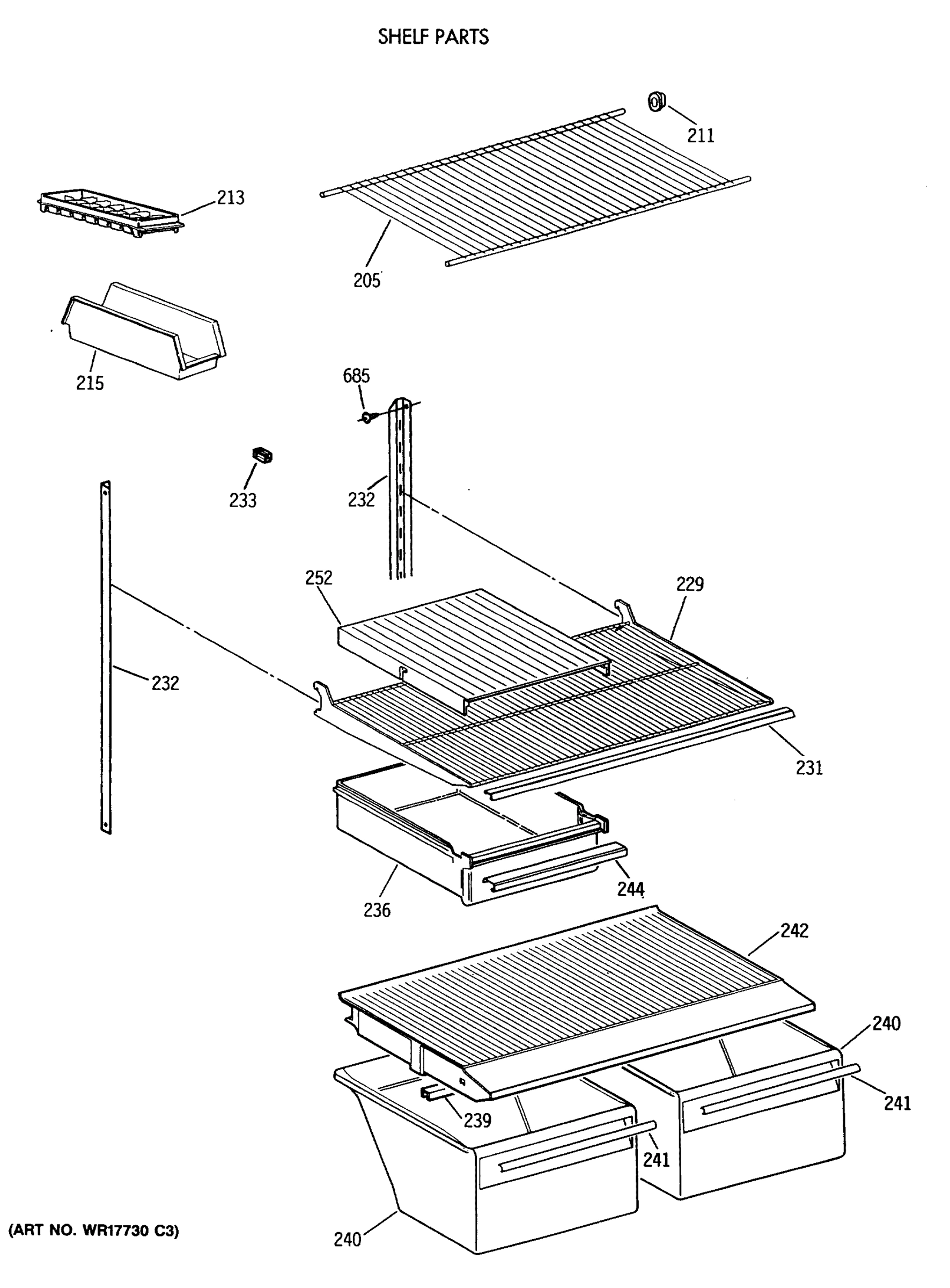 SHELF PARTS