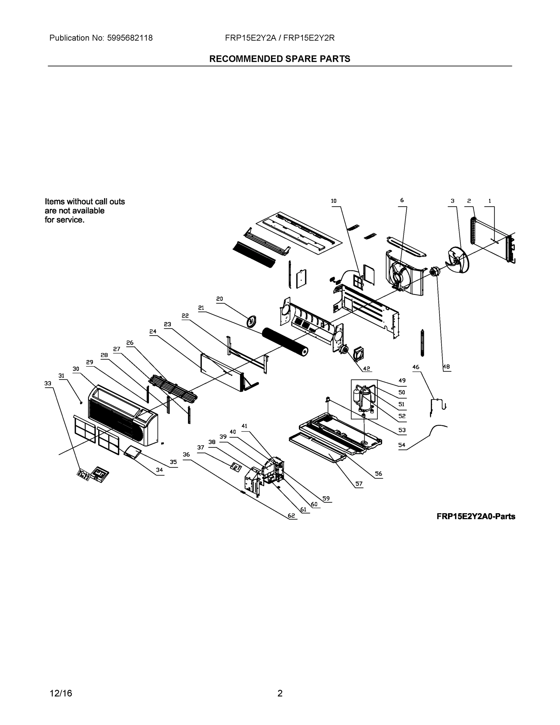 02 - RECOMMENDED SPARE PARTS
