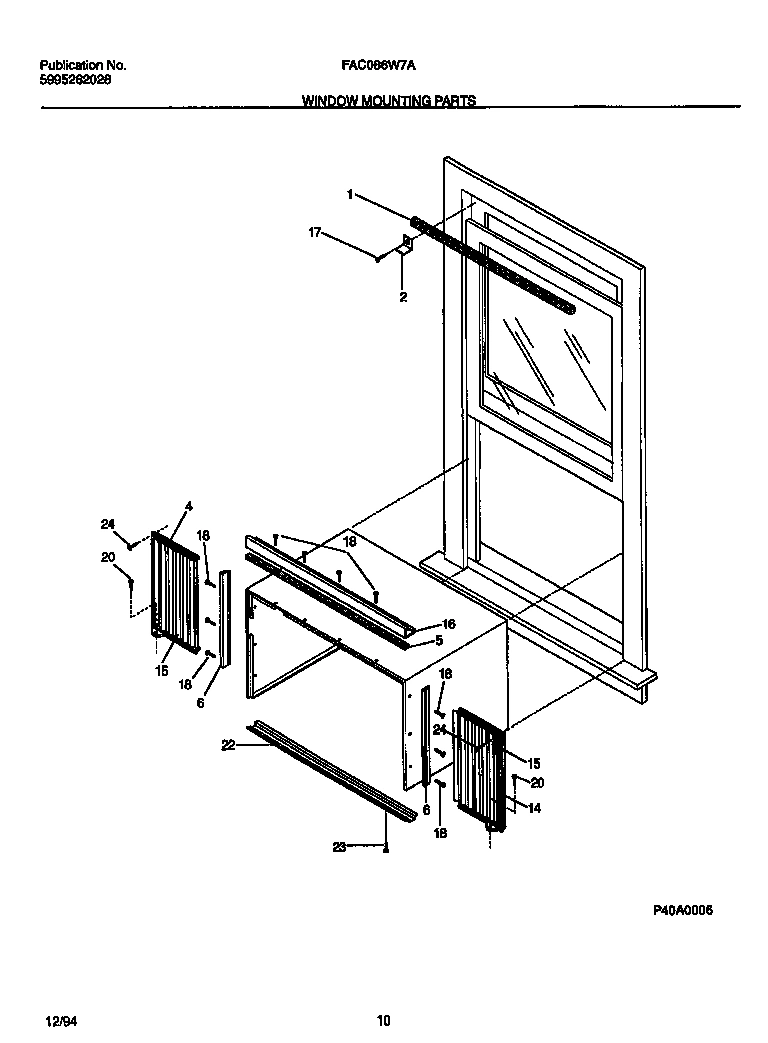06 - WINDOW MOUNTING PARTS