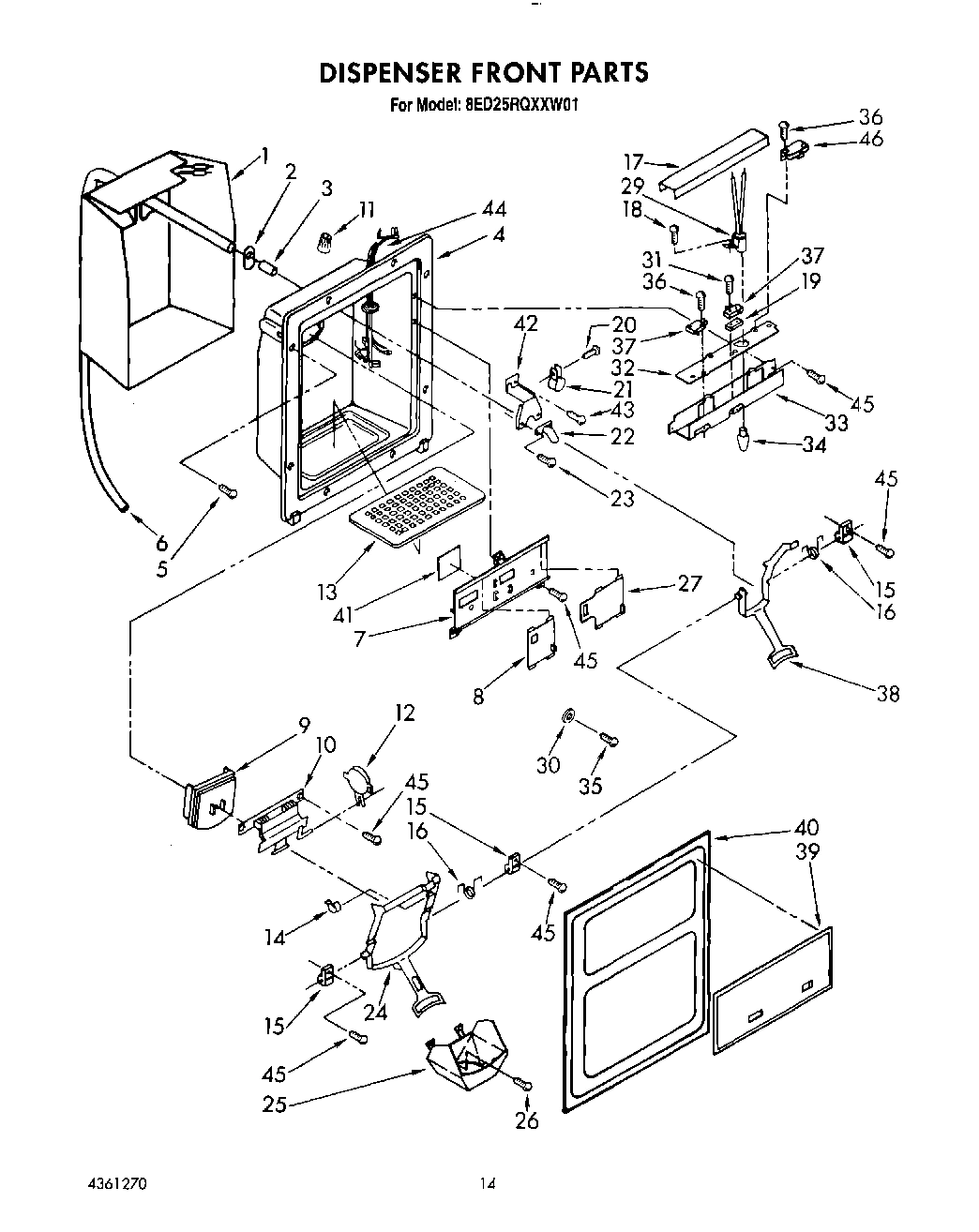 09 - DISPENSER FRONT