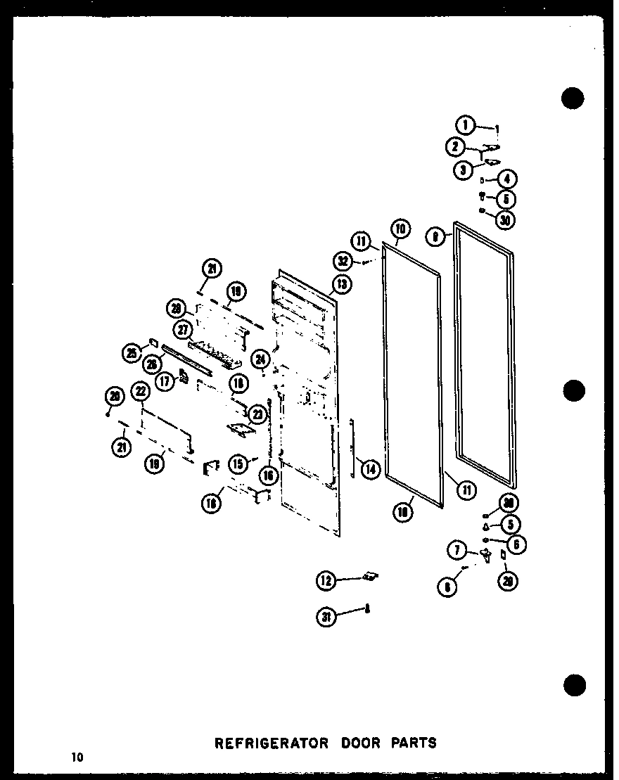 13 - REF DOOR PARTS