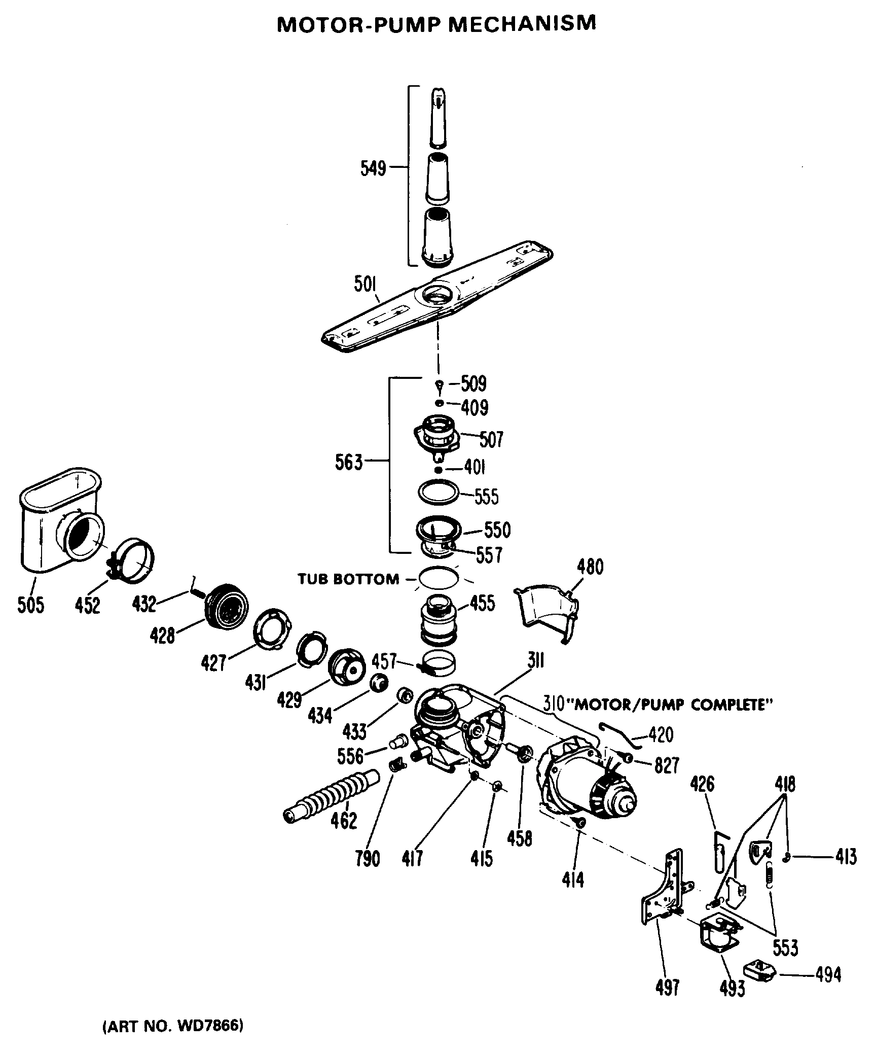 MOTOR-PUMP MECHANISM