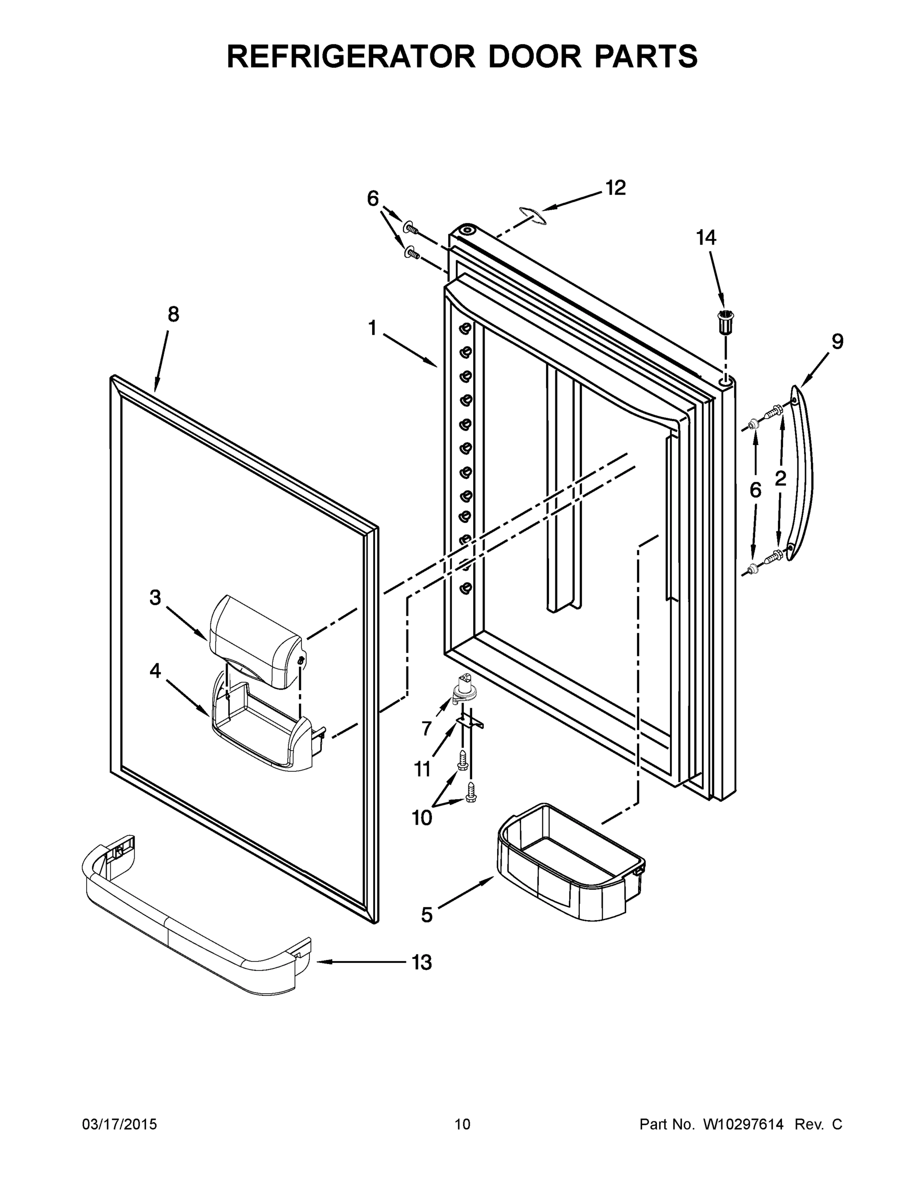 06 - REFRIGERATOR DOOR PARTS