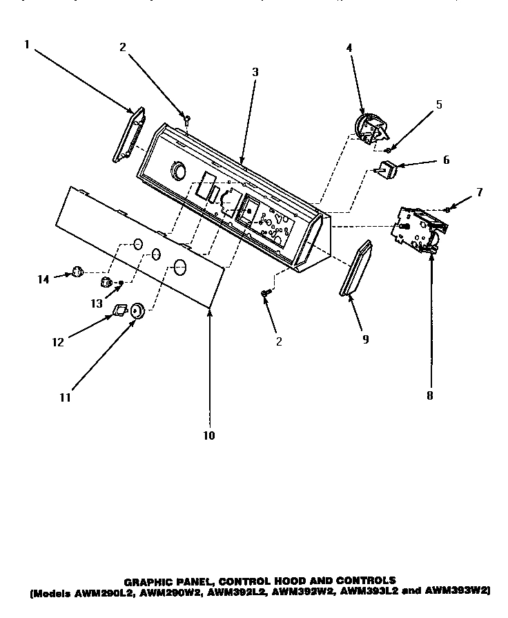 08 - GRAPHIC PANEL, CONTROL HOOD & CONTROL