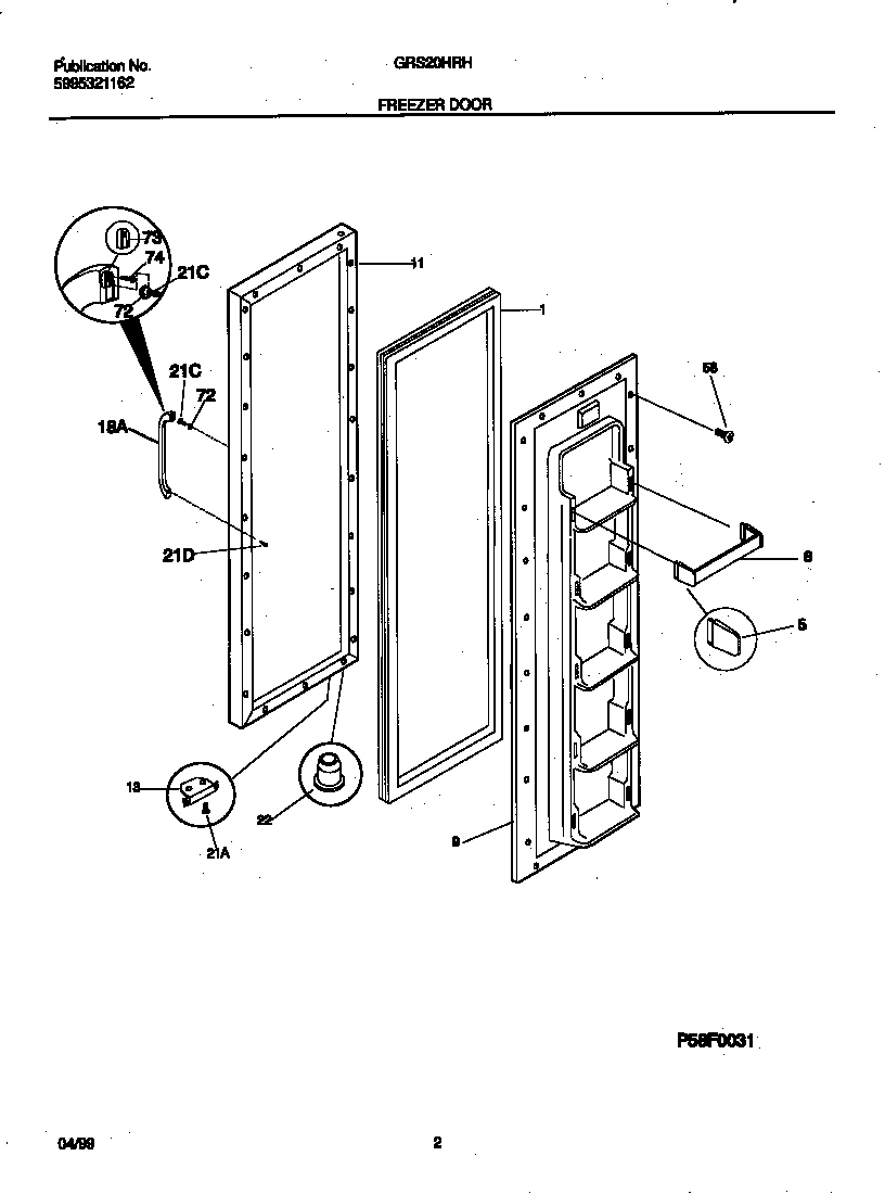 02 - FREEZER DOOR