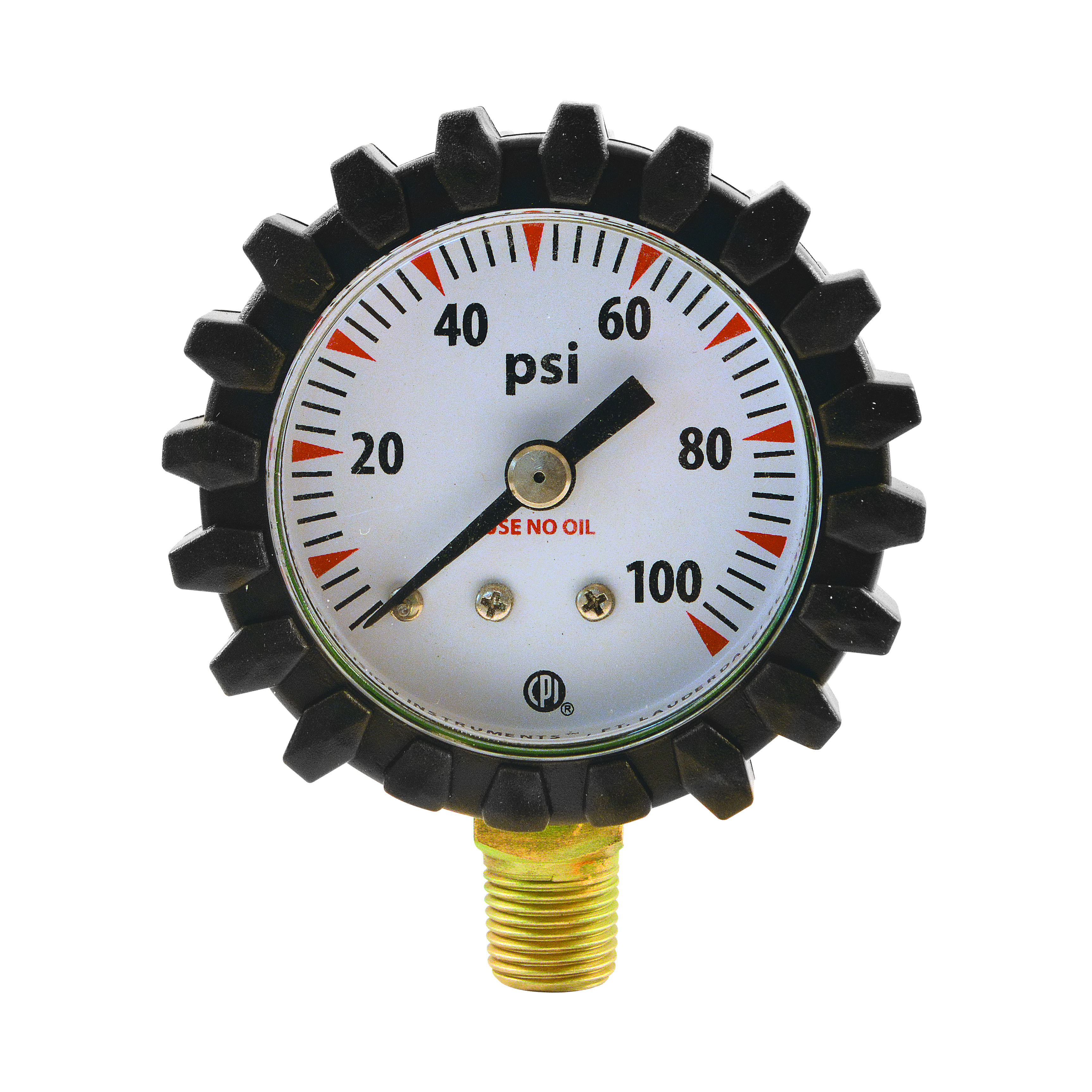 1.5 OXYGEN GAUGE    100PSI  GREEN PLASTC - Welding Gauges