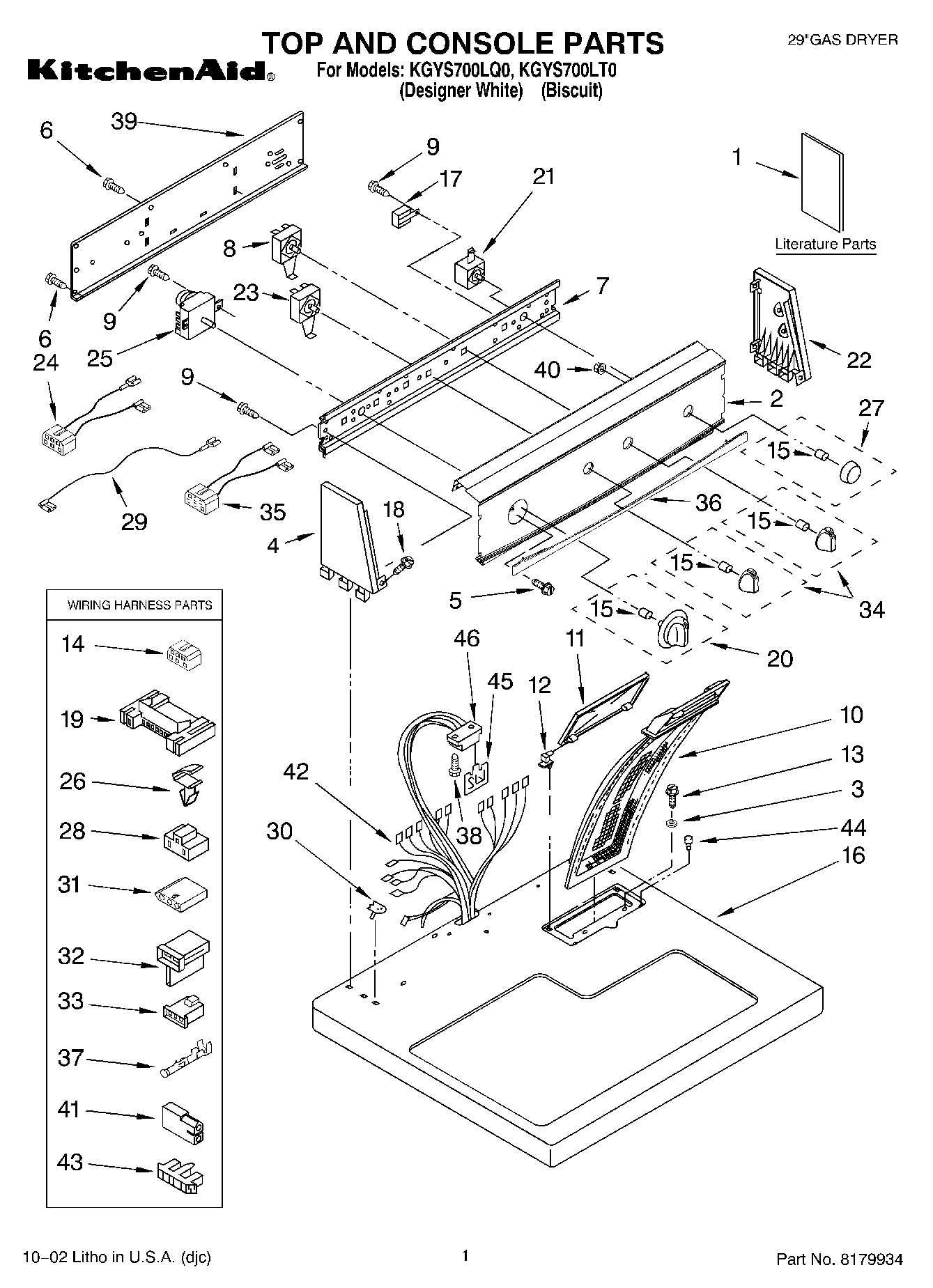 01 - TOP AND CONSOLE, LITERATURE