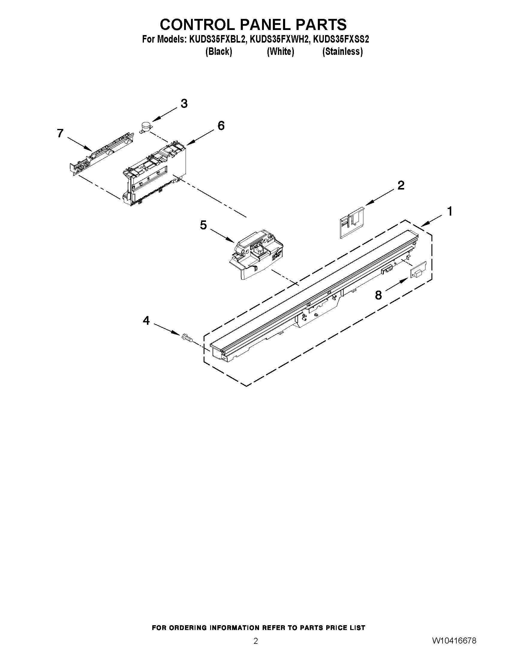 02 - CONTROL PANEL PARTS