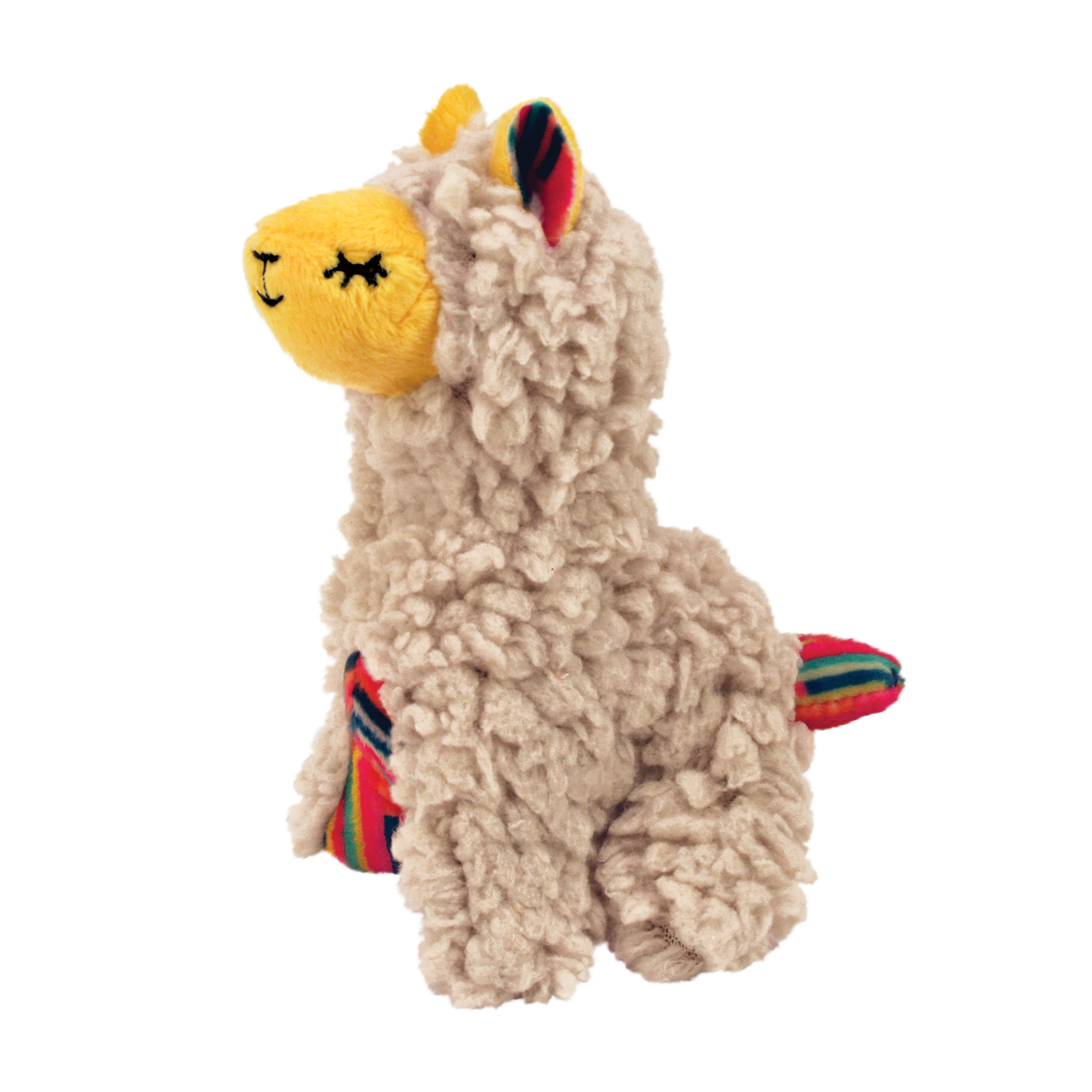 Softies Buzzy Llama (no catnip) lifestyle product image