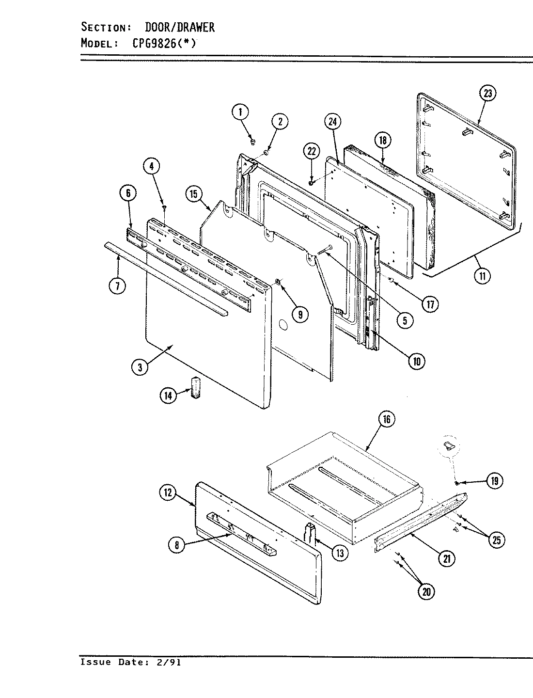04 - DOOR/DRAWER (CPG9826)