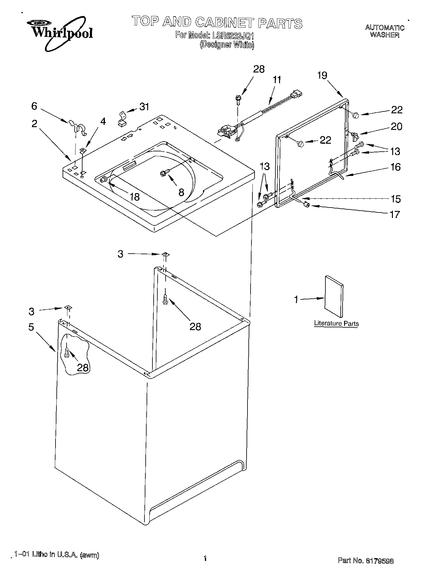 01 - TOP AND CABINET, LITERATURE