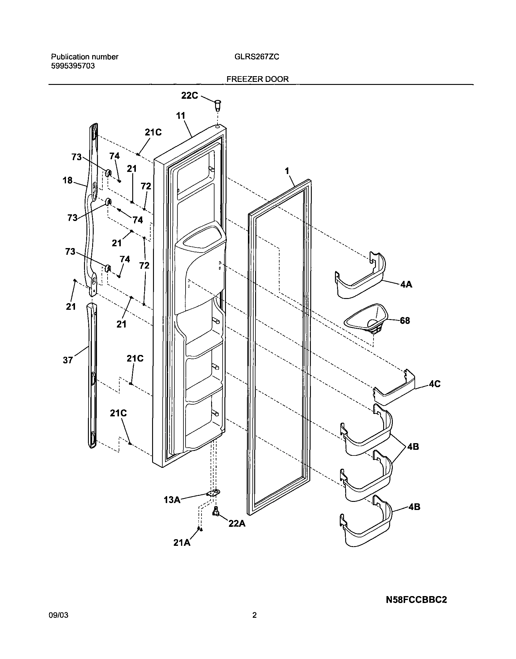 03 - FREEZER DOOR