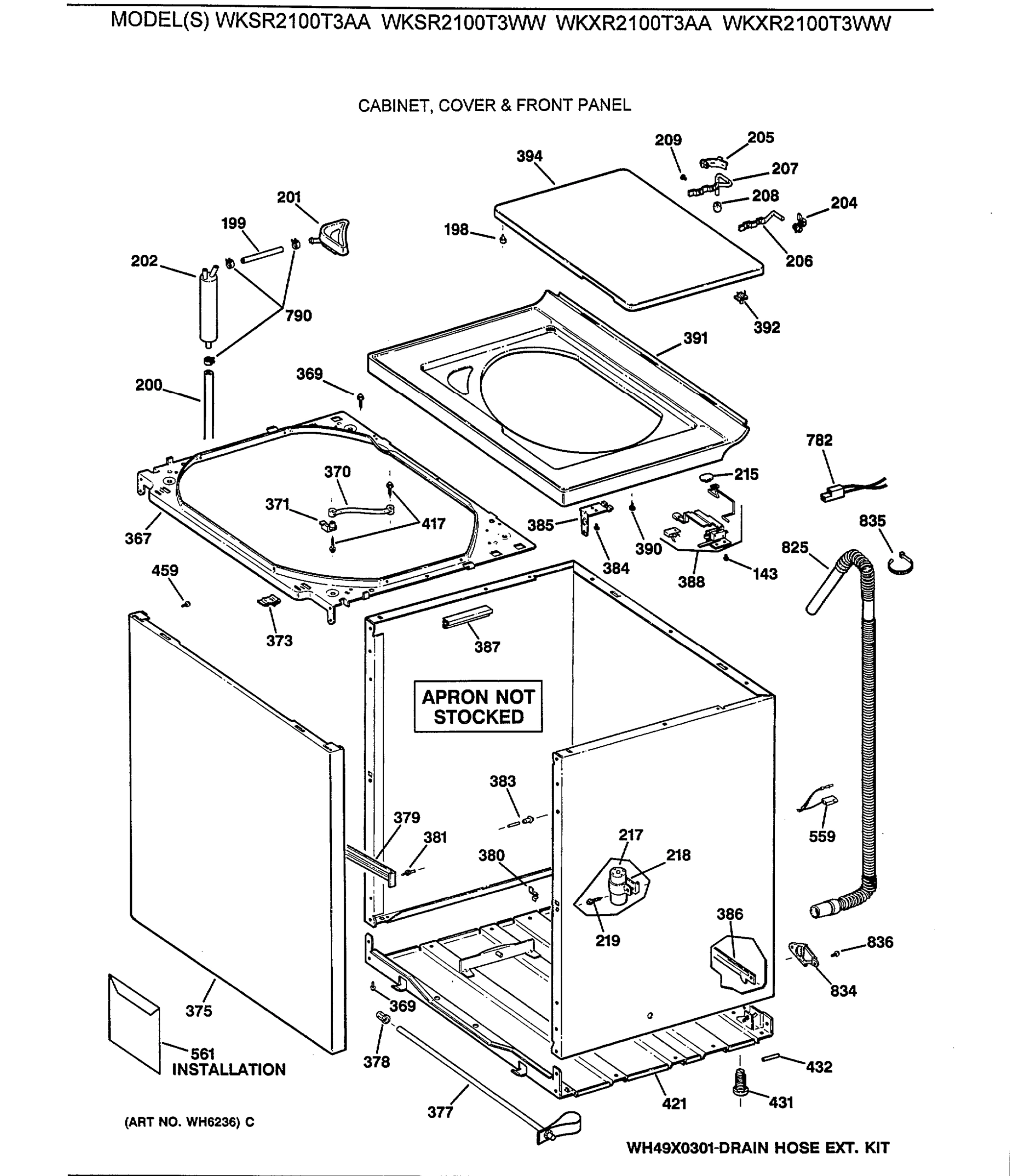 CABINET, COVER & FRONT PANEL
